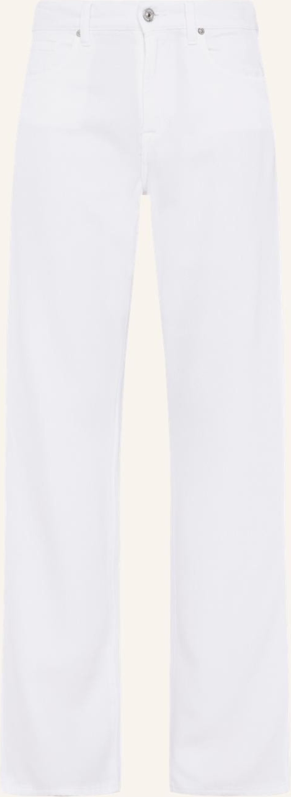 7 For All Mankind Pants Tess Straight Fit weiss