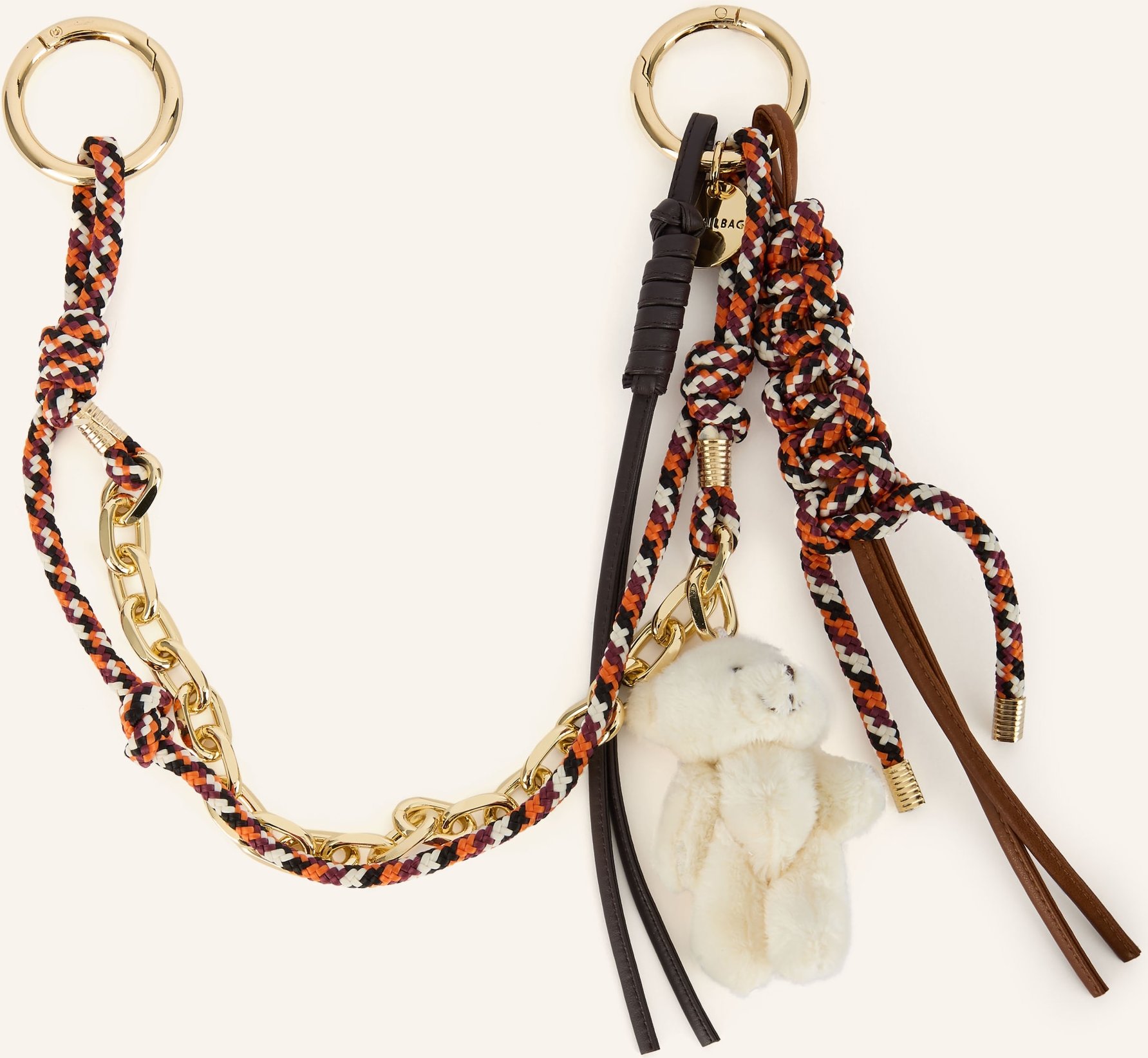 Viamailbag Taschenanhänger braun