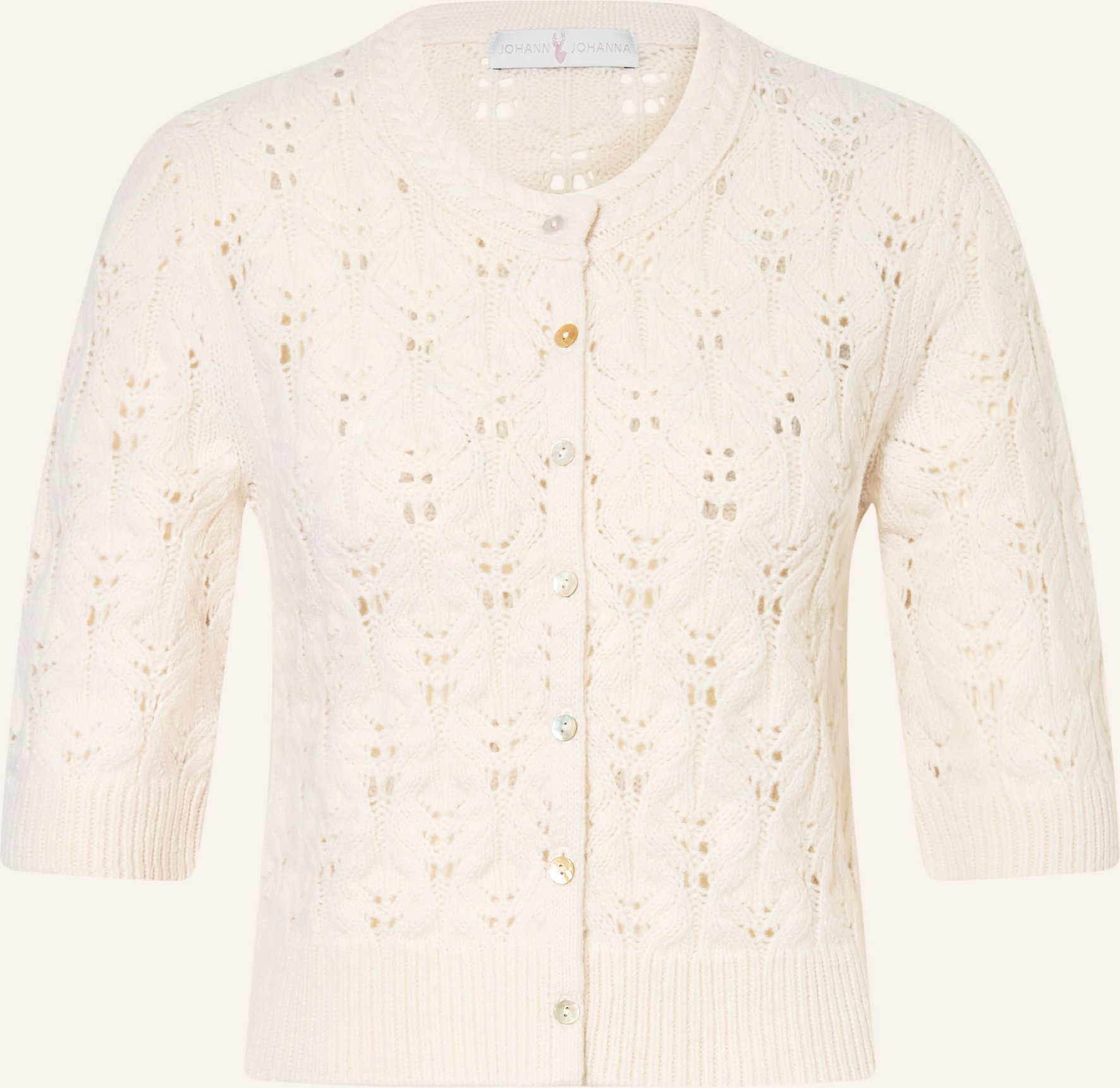 Johann & Johanna Strickjacke weiss