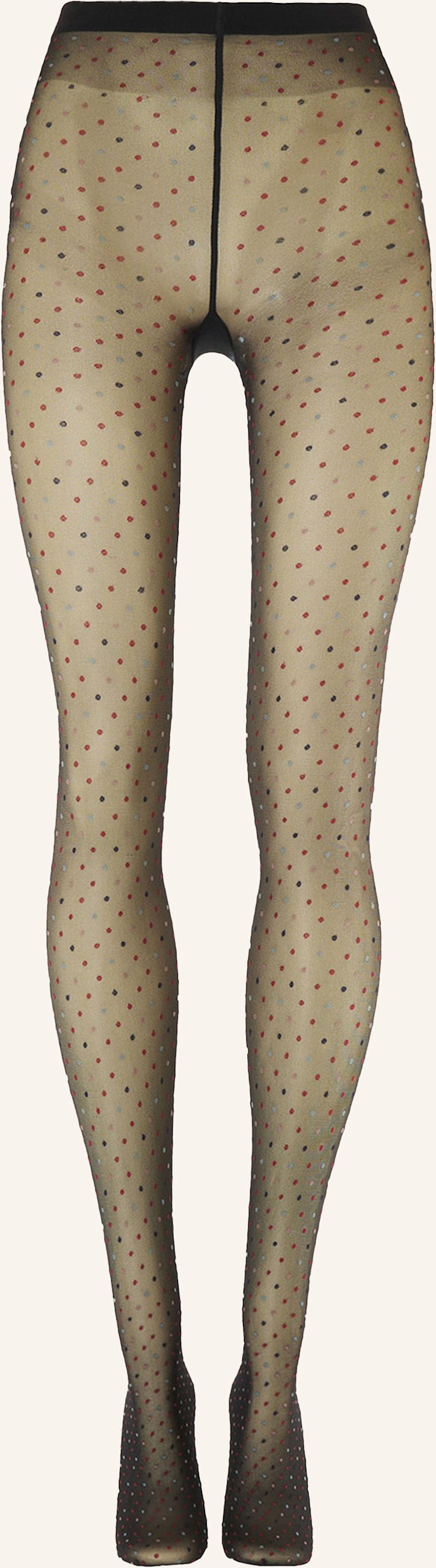 Wolford Strumpfhose Multicolored Dot Tights schwarz