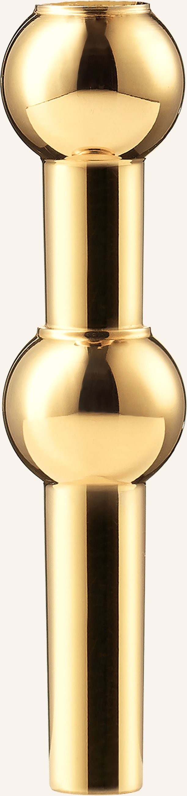 Stoff Nagel Vase gold