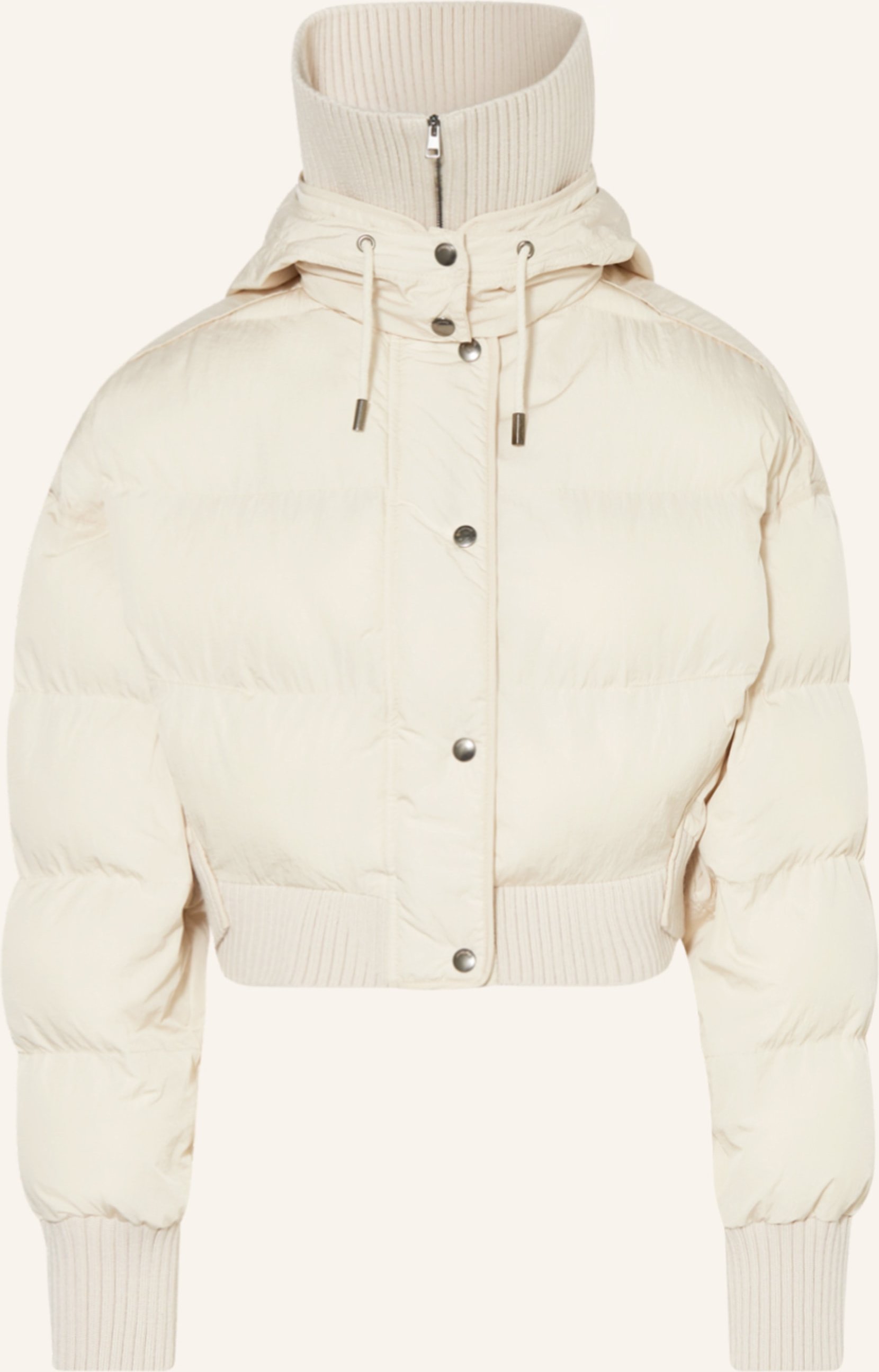 Jacquemus Cropped-Steppjacke La Doudoune Caraco weiss