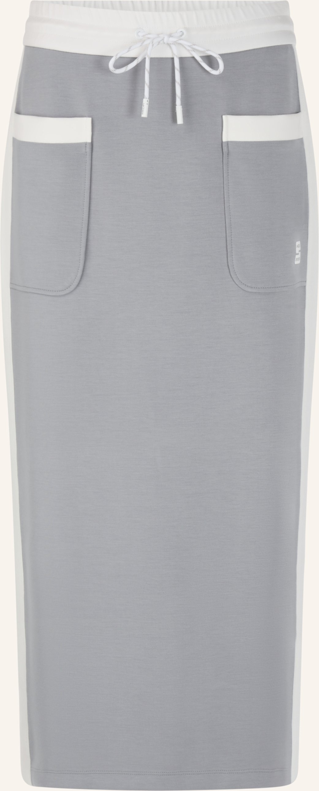 Marc Cain Sweatrock Mit Galonstreifen grau