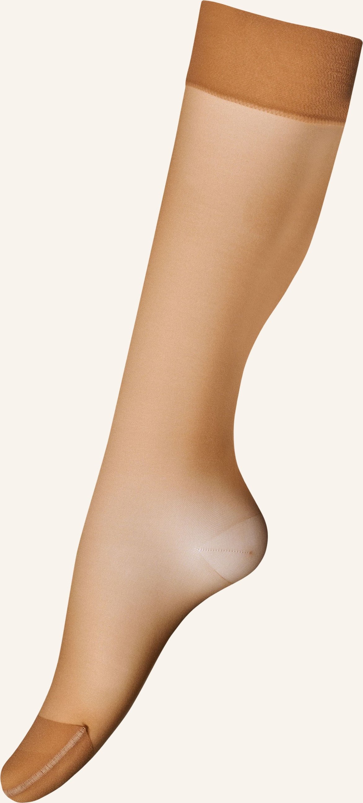 Item m6 Fein-Kniestrümpfe Invisible 15 beige