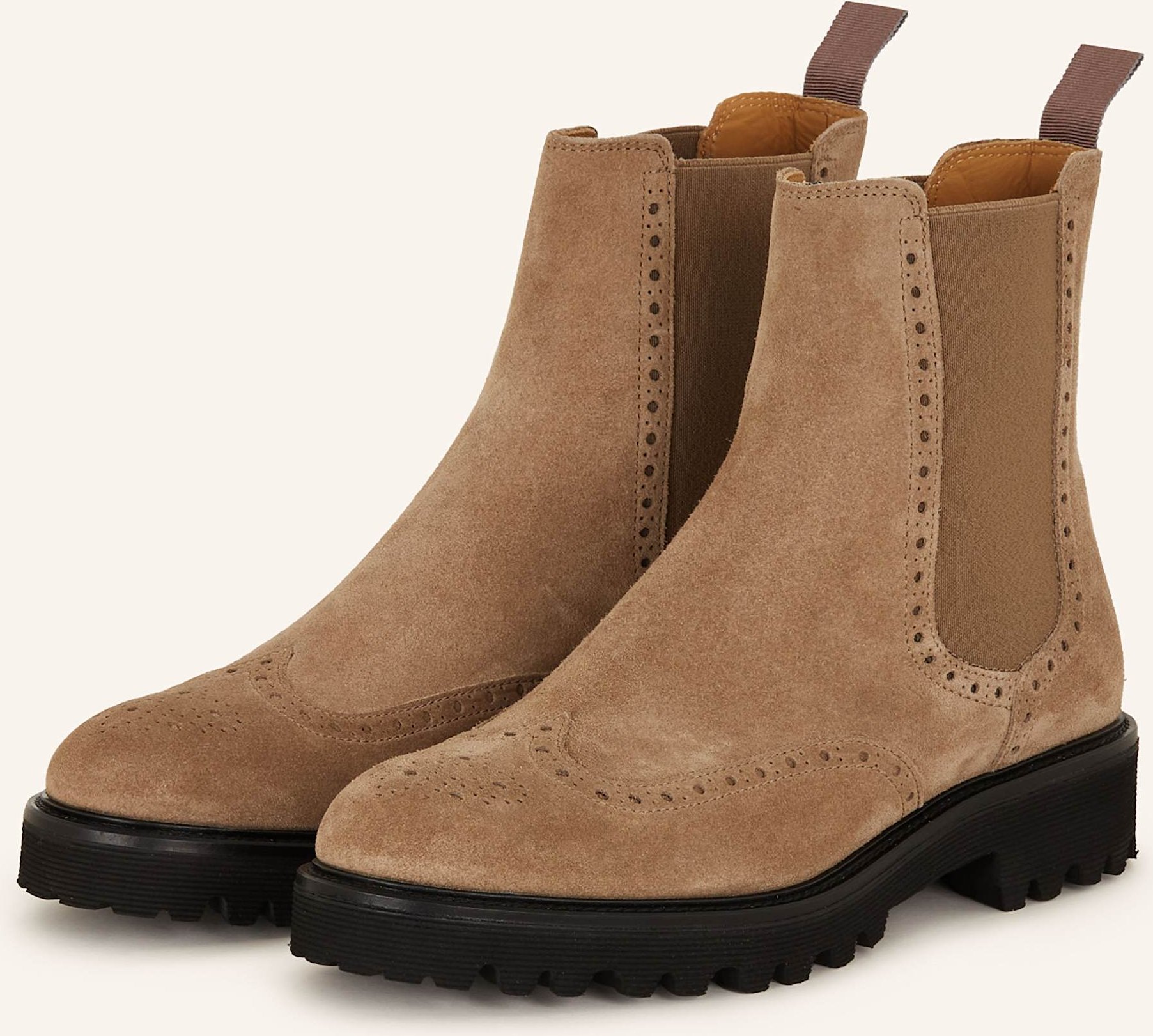 Lilienfels Chelsea-Boots Valencia beige