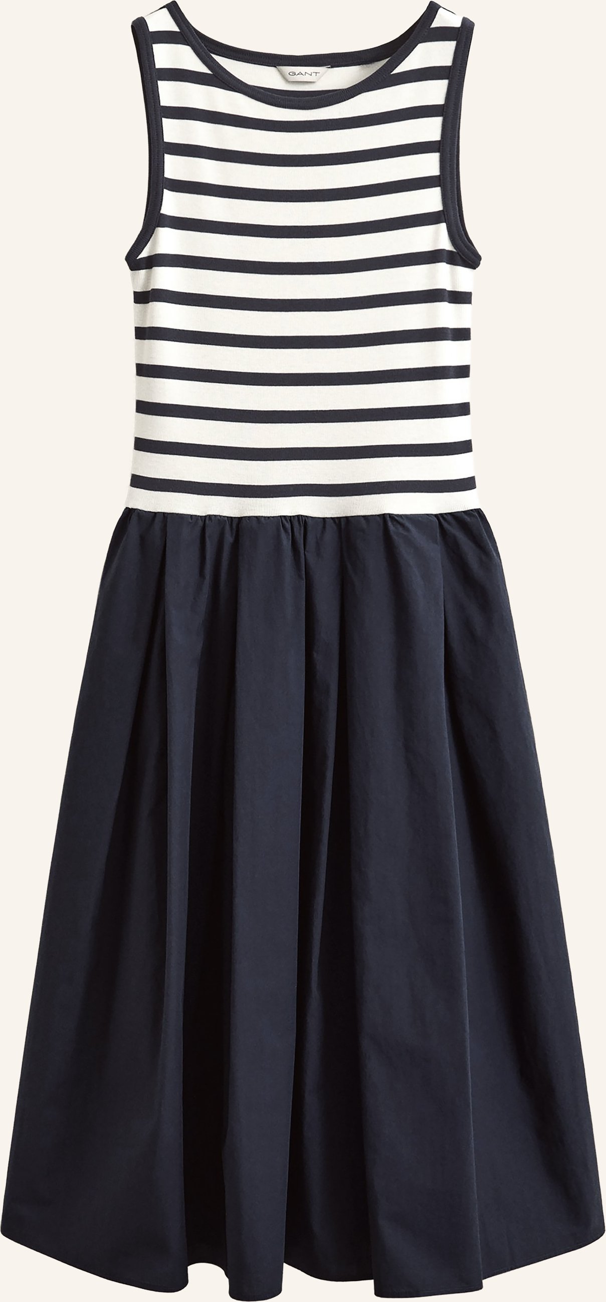 Gant Kleid Im Materialmix blau