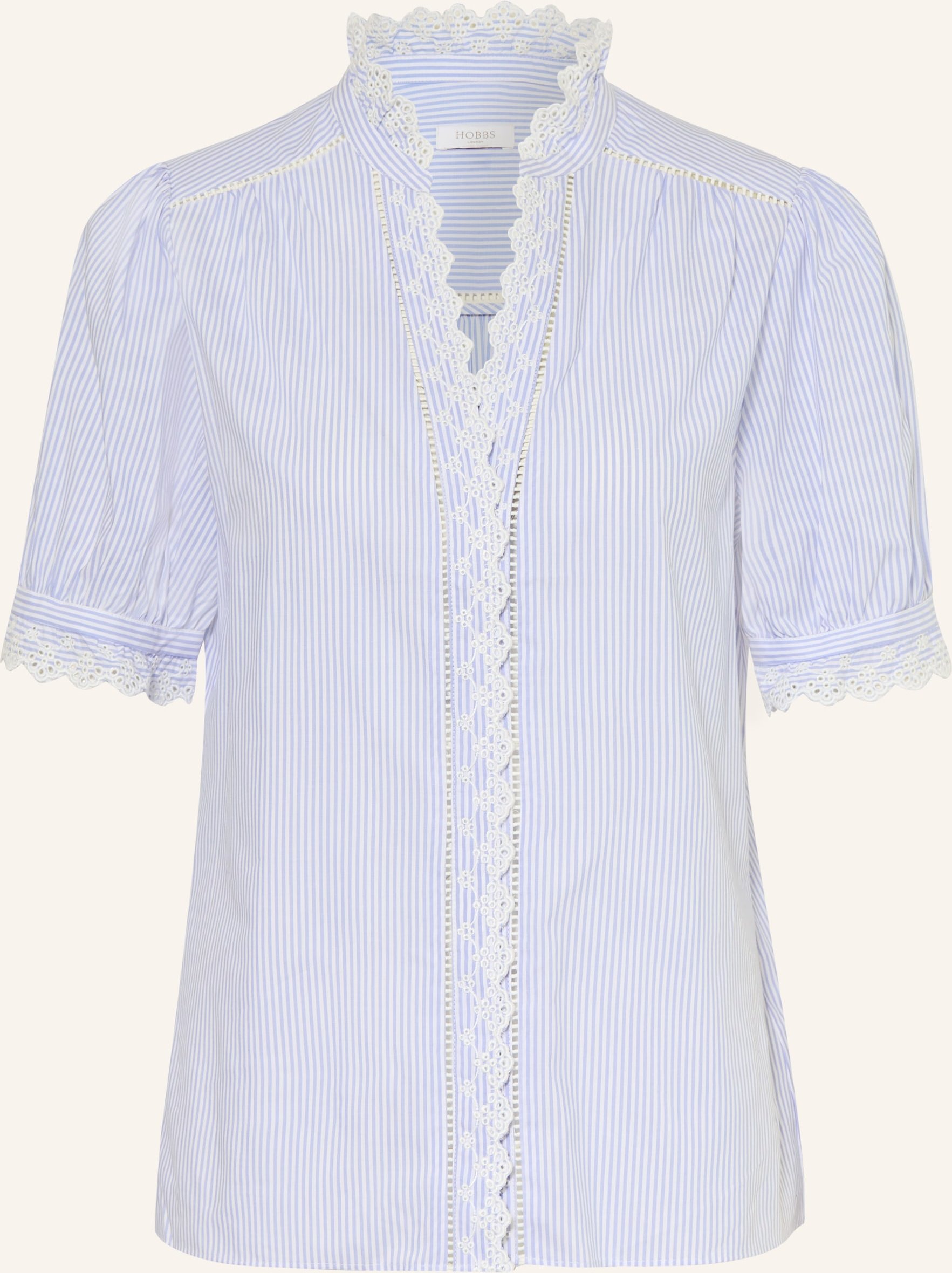 Hobbs Bluse Naima Mit Spitze blau