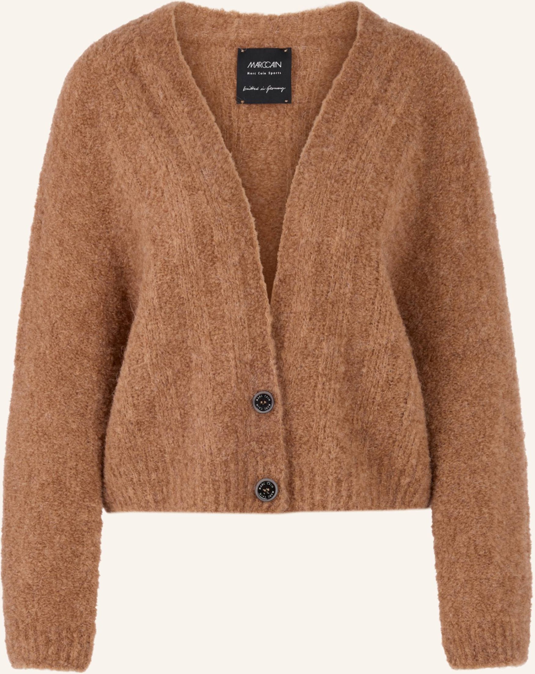 Thumbnail - Marc Cain Strickjacke Mit Alpaka braun