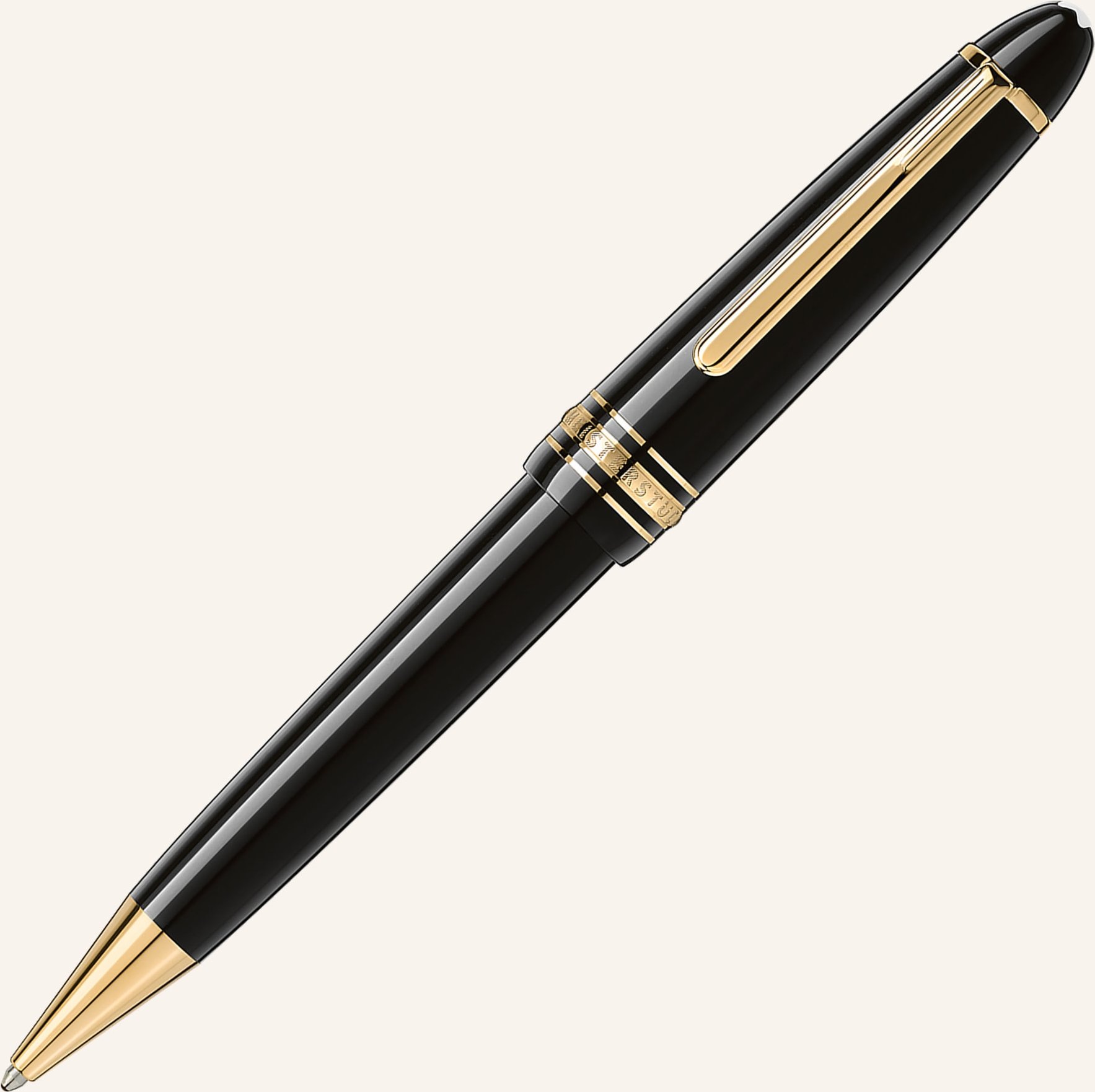 Montblanc Drehkugelschreiber Meisterstück Gold-Coated Legrand schwarz