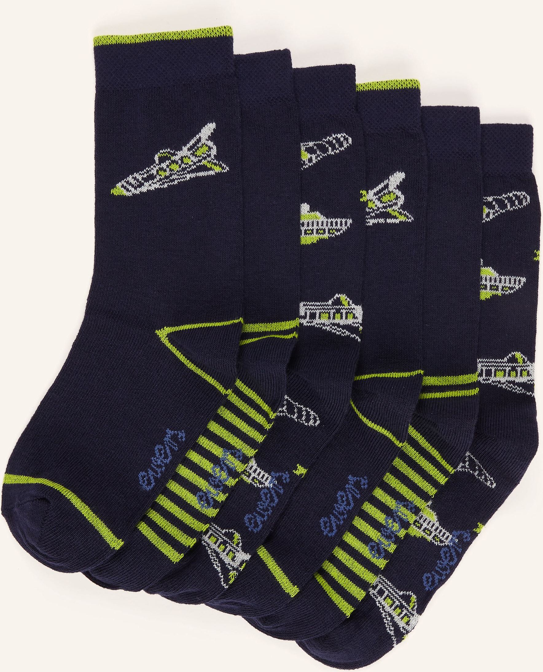Ewers Collection 6er-Pack Socken blau
