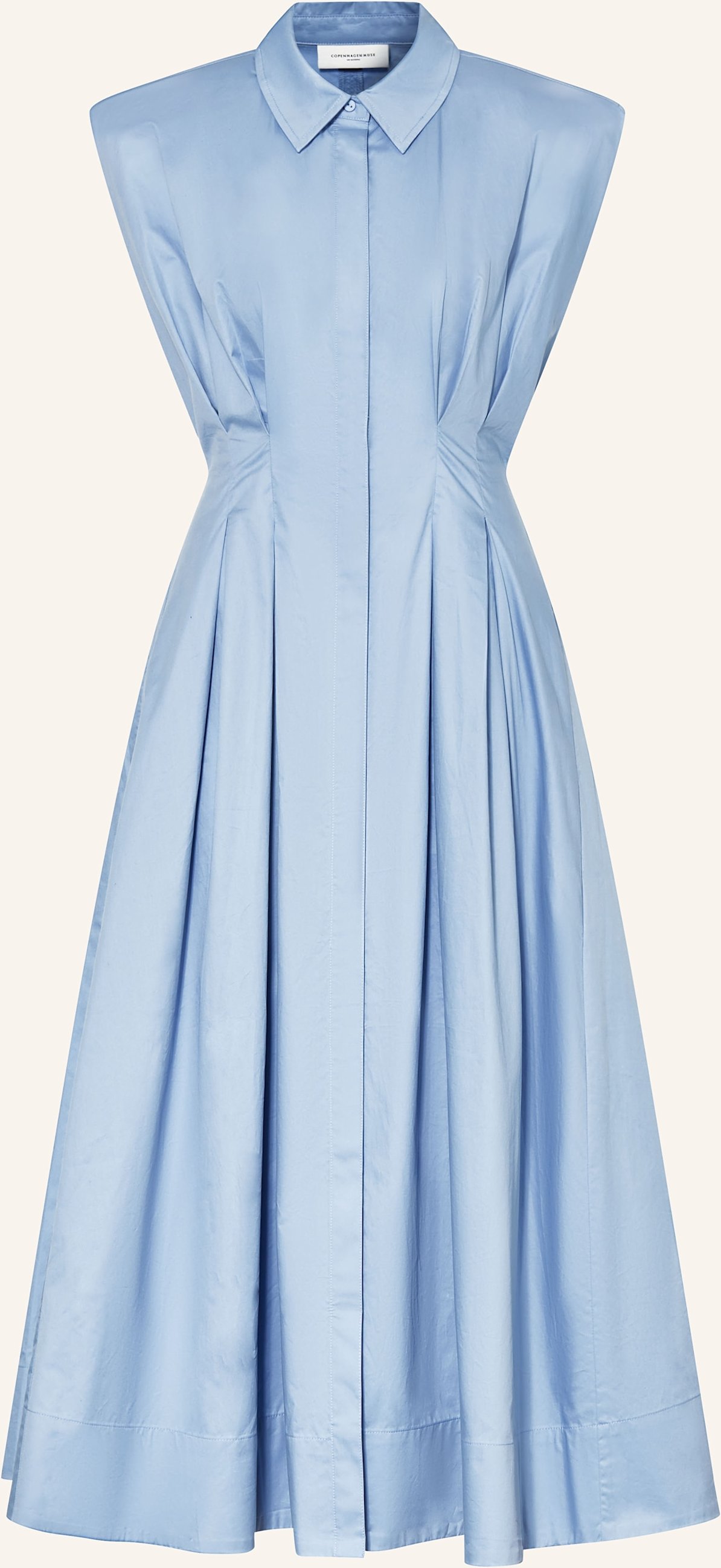 Copenhagen Muse Hemdblusenkleid Cmshirley blau