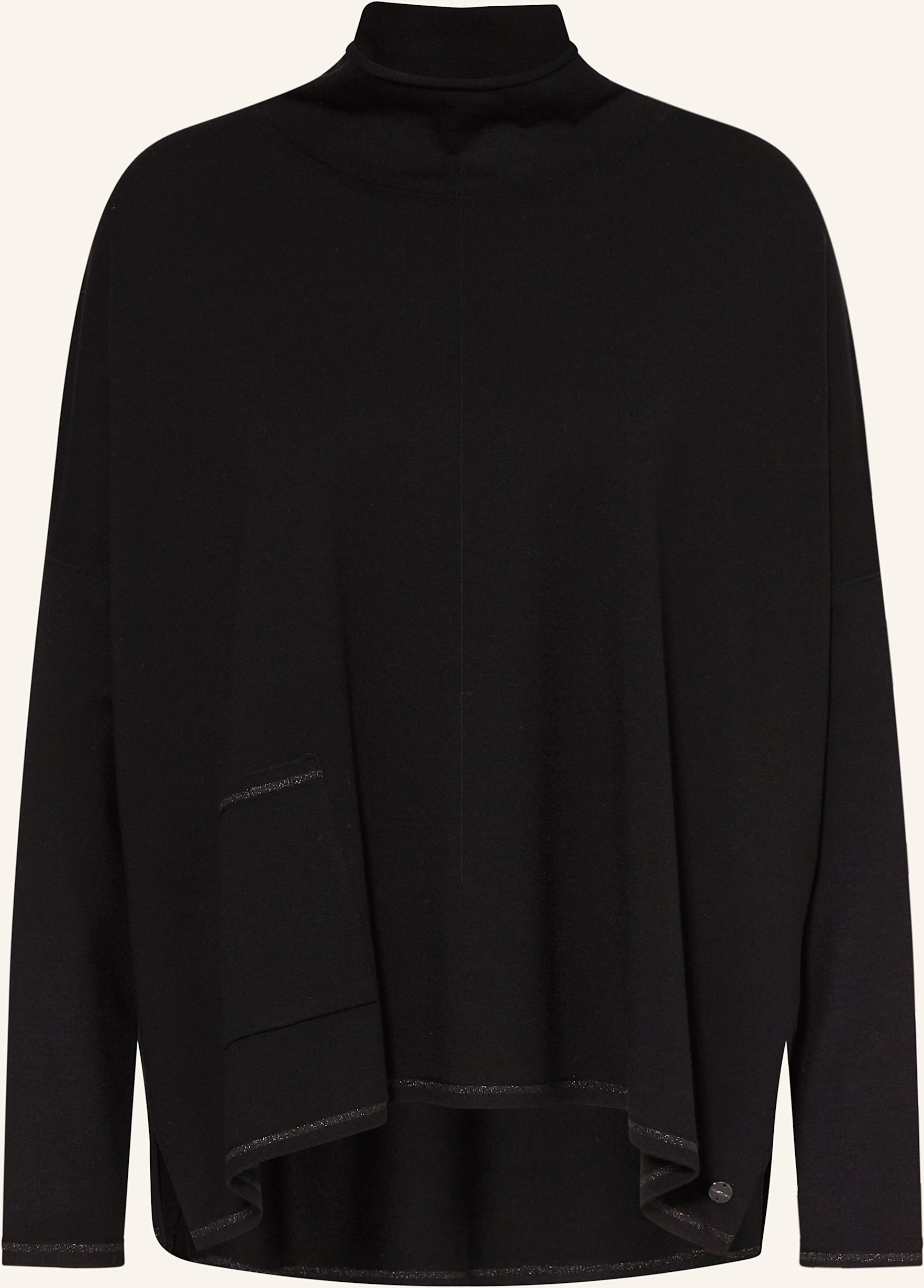 Marc Cain Pullover Mit Glitzergarn schwarz