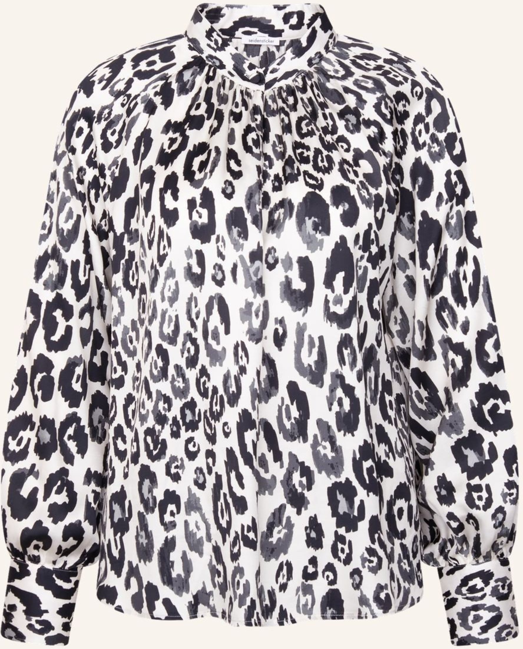 Seidensticker Stehkragenbluse weiss