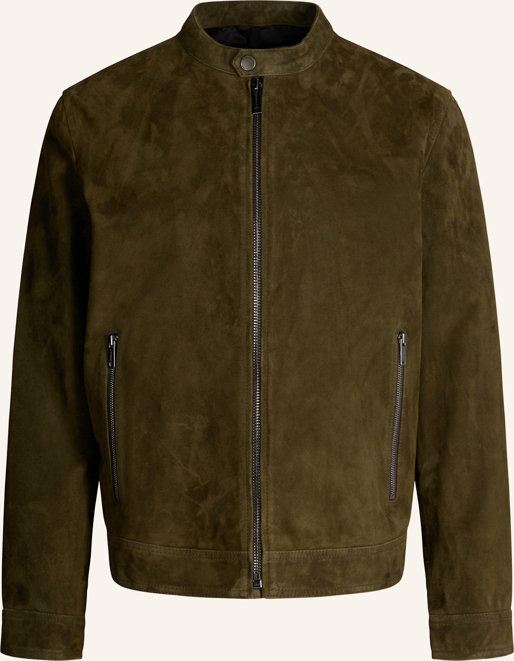 Strellson Lederjacke Jace-Slim gruen