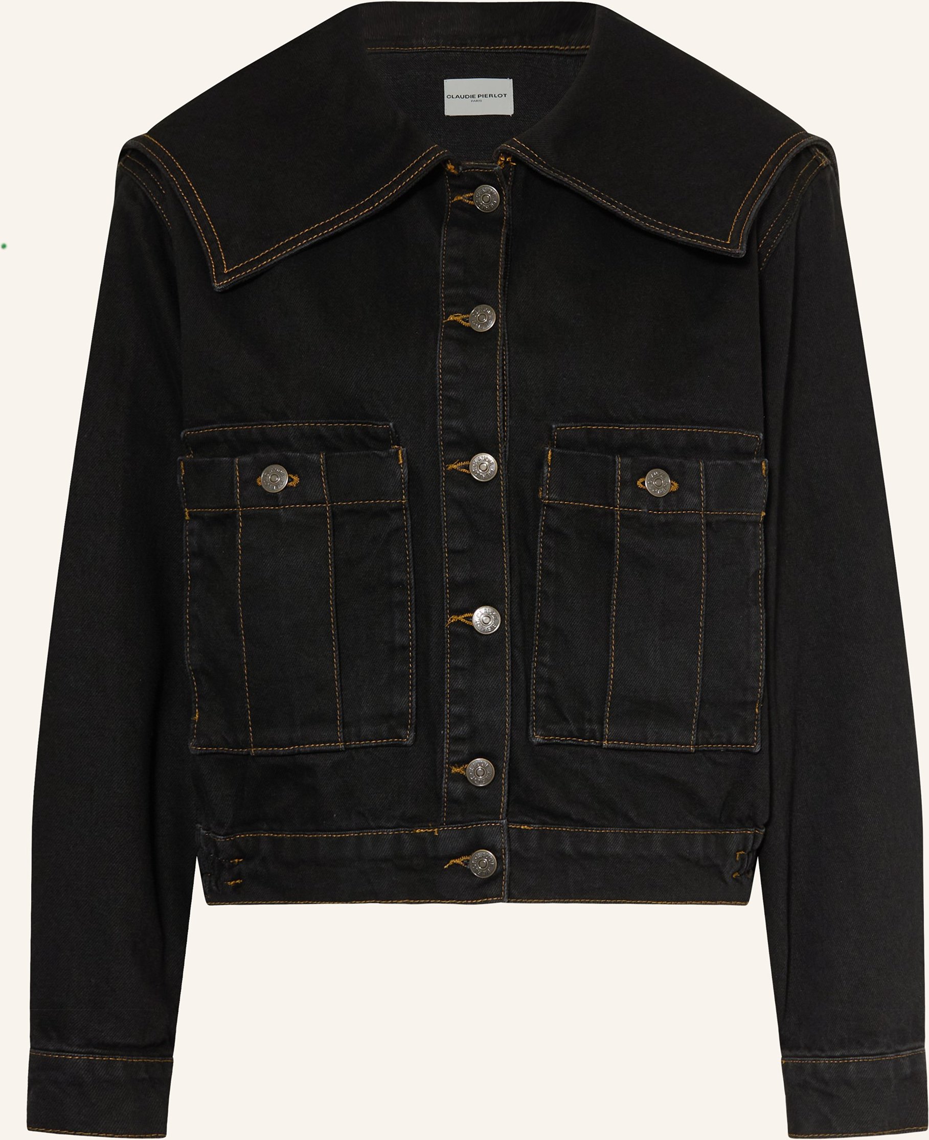 Claudie Pierlot Jeansjacke schwarz