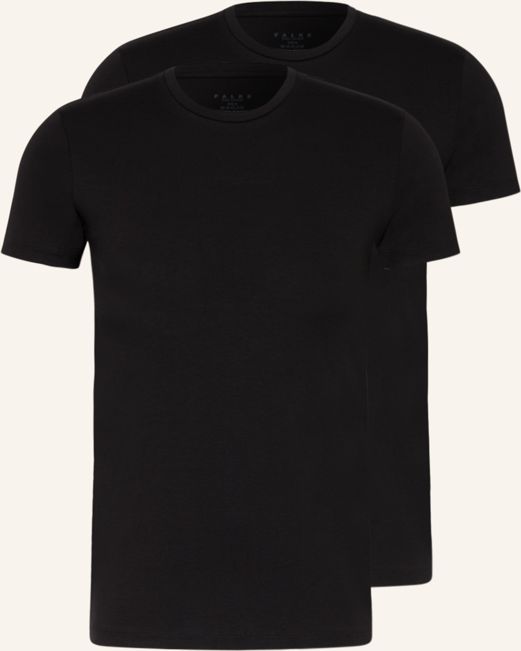 Thumbnail - Falke 2er-Pack T-Shirts Daily Comfort schwarz