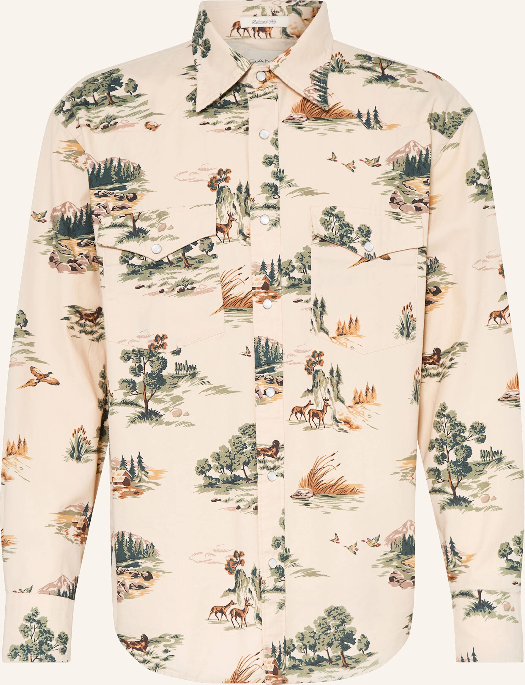 Gant Hemd Regular Fit beige