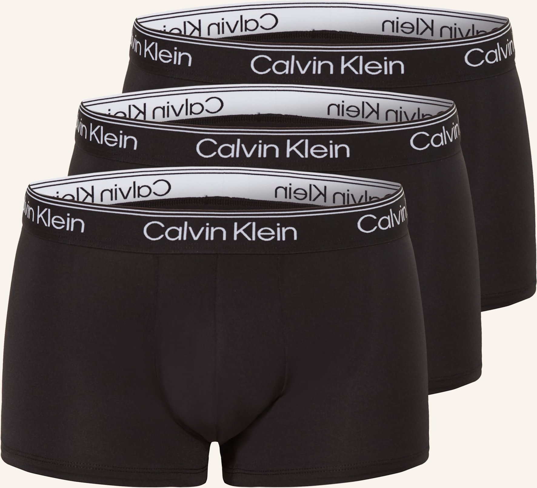 Thumbnail - Calvin Klein 3er-Pack Boxershorts Microfiber Stretch schwarz