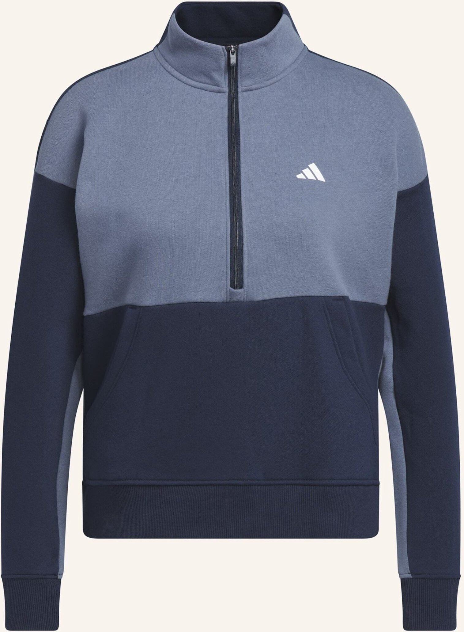 Thumbnail - Adidas Jacke Mit Reissverschluss Bis Zur Brust blau