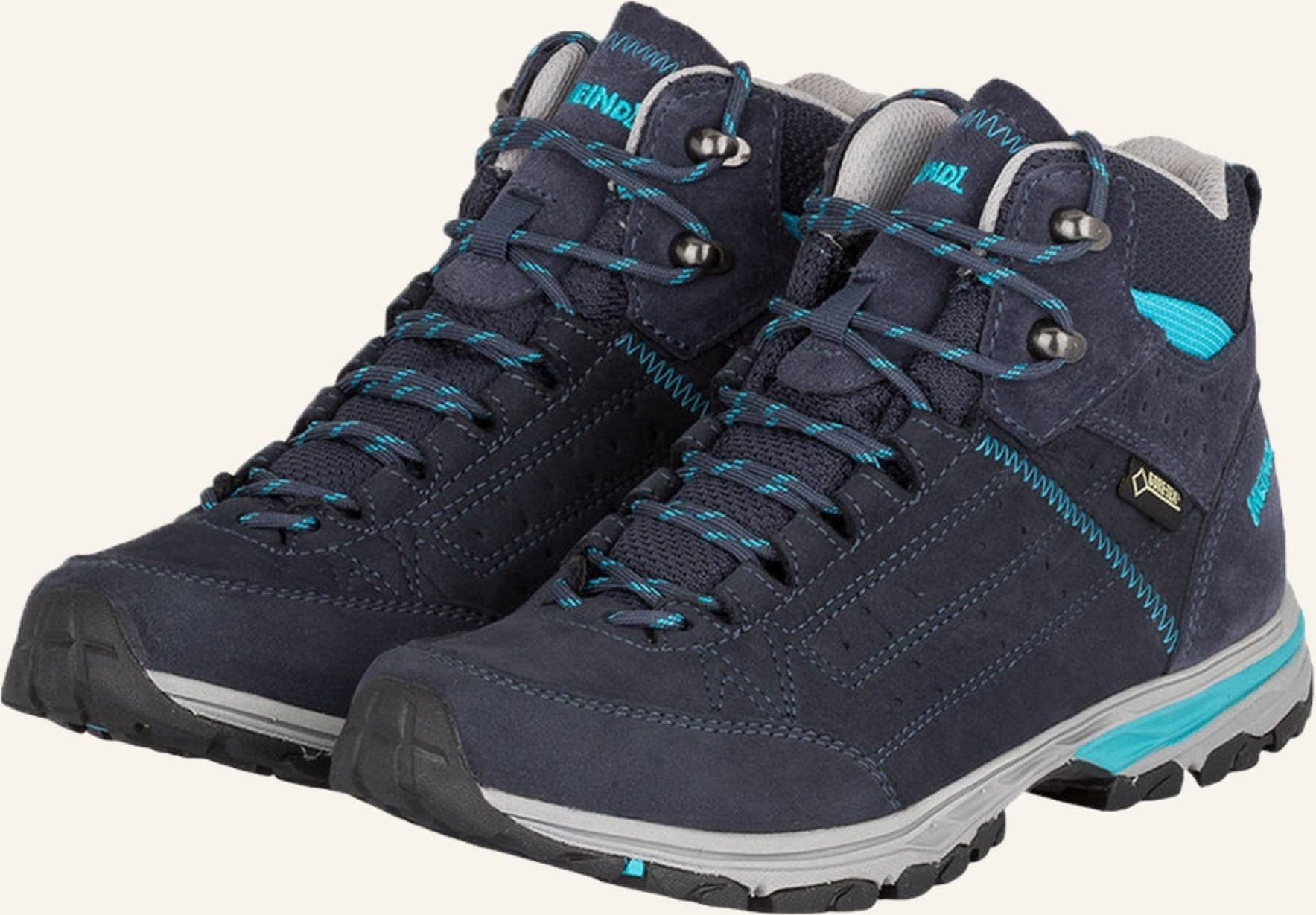 Meindl Wanderschuhe Durban Lady Mid Gtx blau