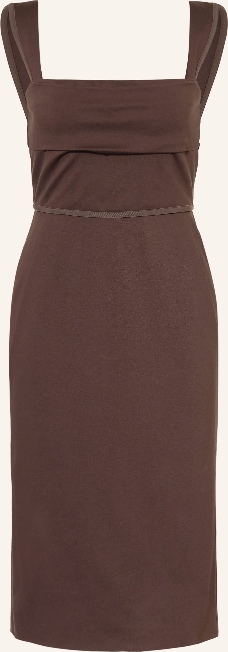 Boss Jerseykleid Drapera braun