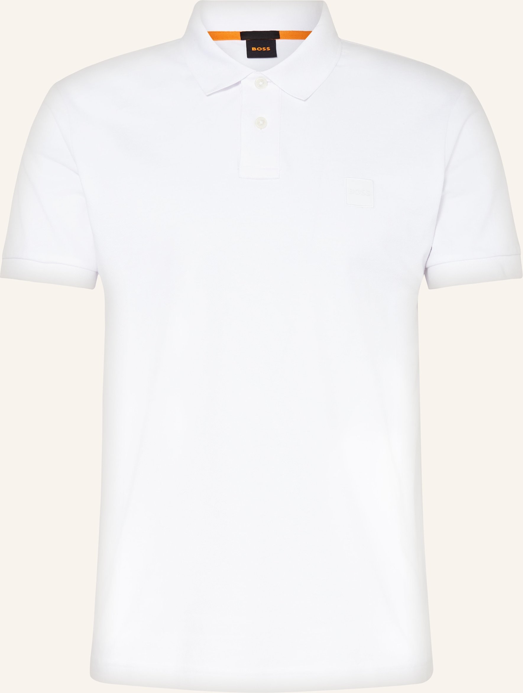 Boss Jersey-Poloshirt Passenger weiss