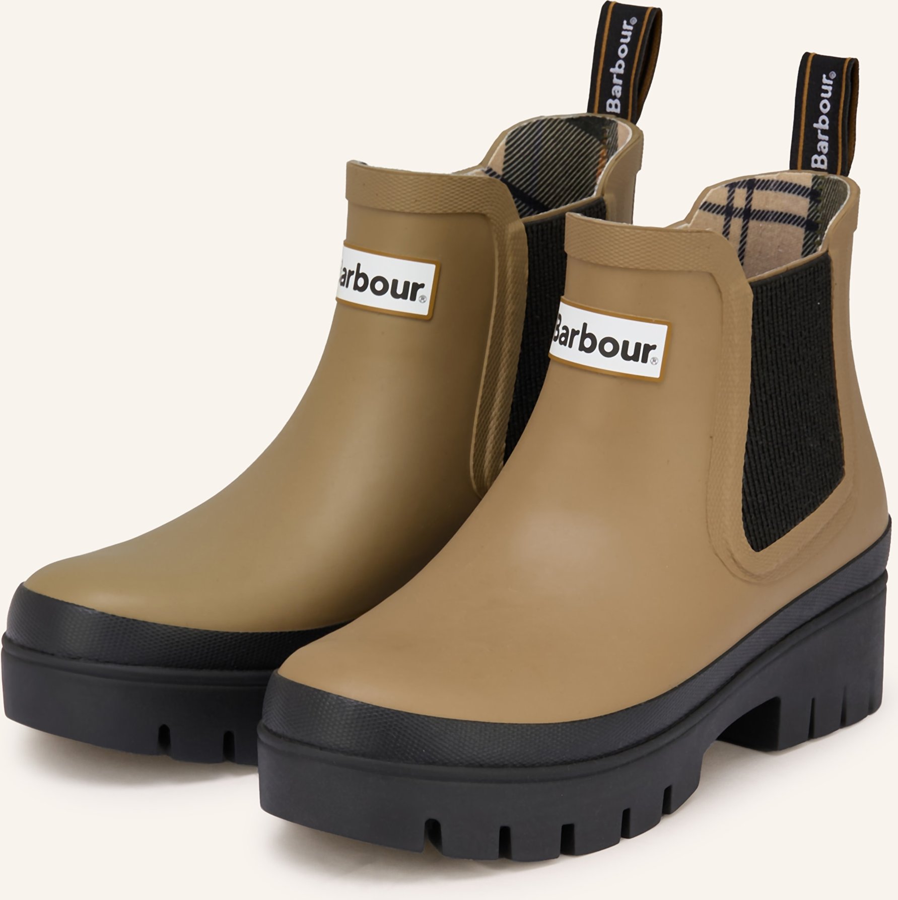 Barbour Gummistiefel Halton braun