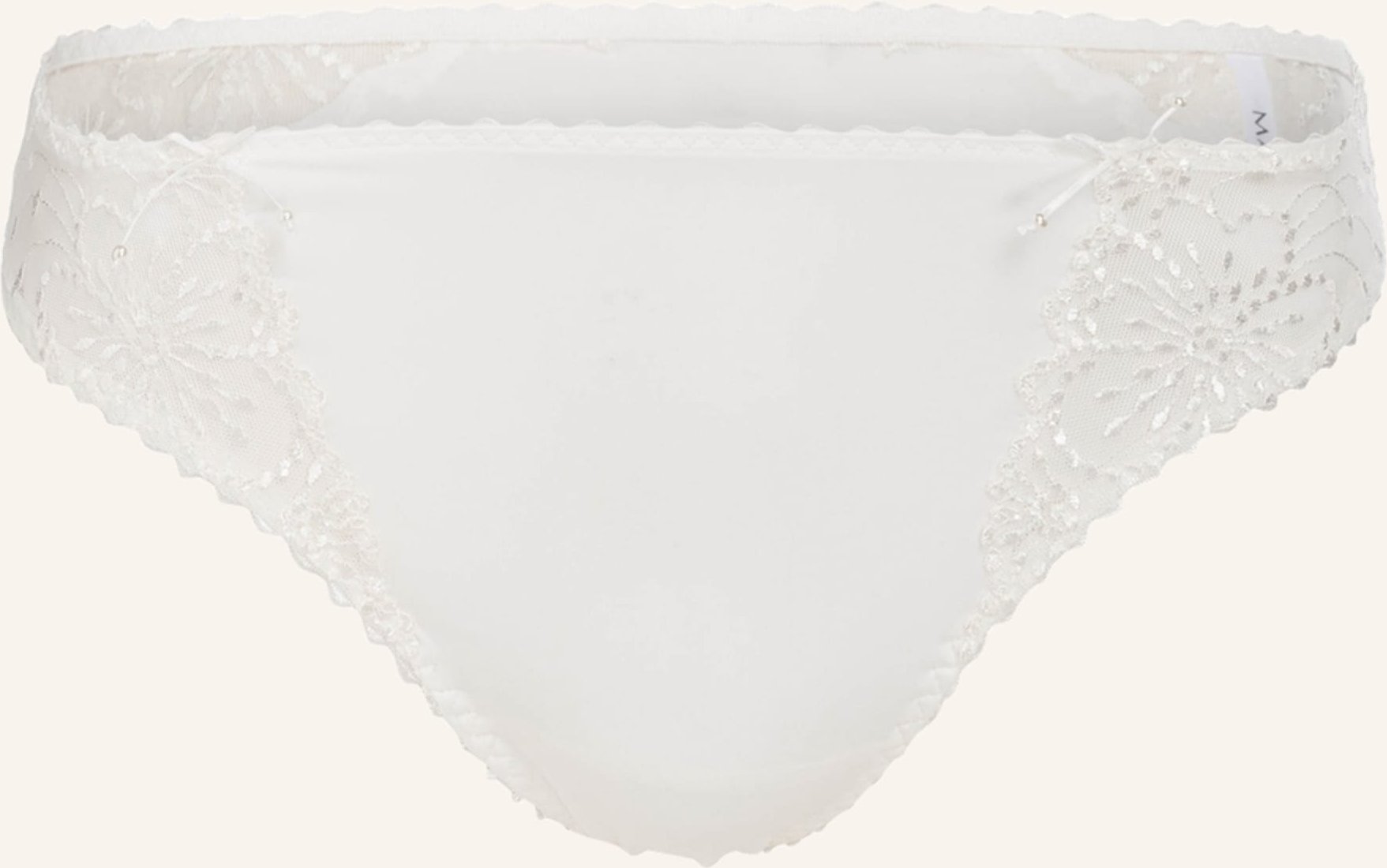 Marie Jo Slip Jane Mit Schmuckperlen weiss