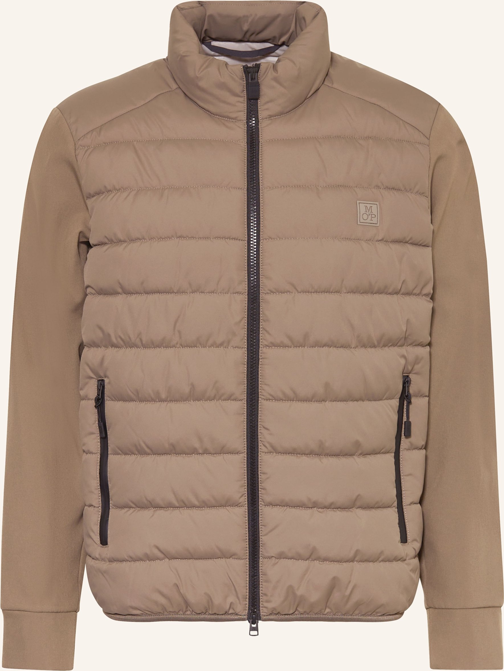 Marc O'polo Steppjacke Im Materialmix beige