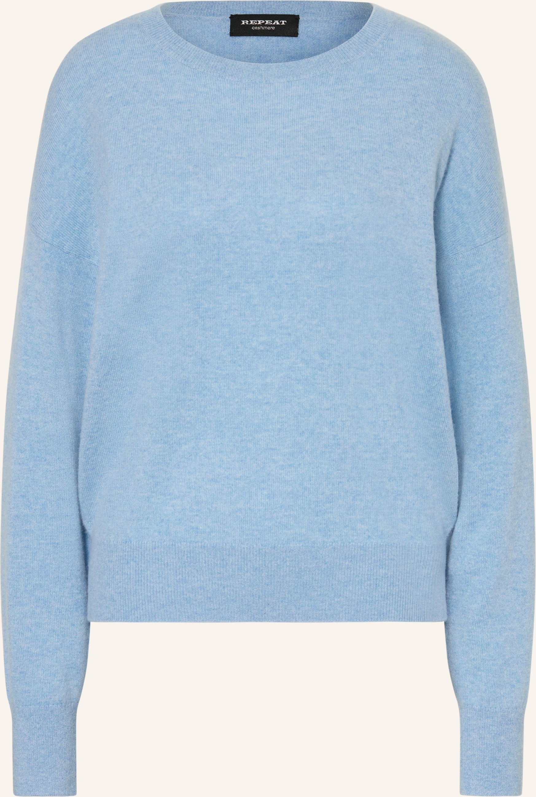Repeat Cashmere-Pullover blau