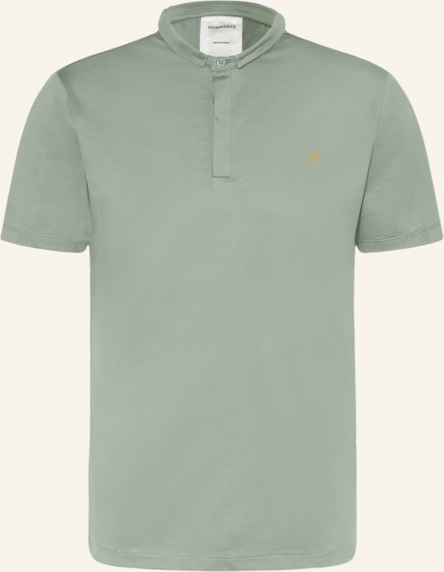 Nowadays Jersey-Poloshirt gruen