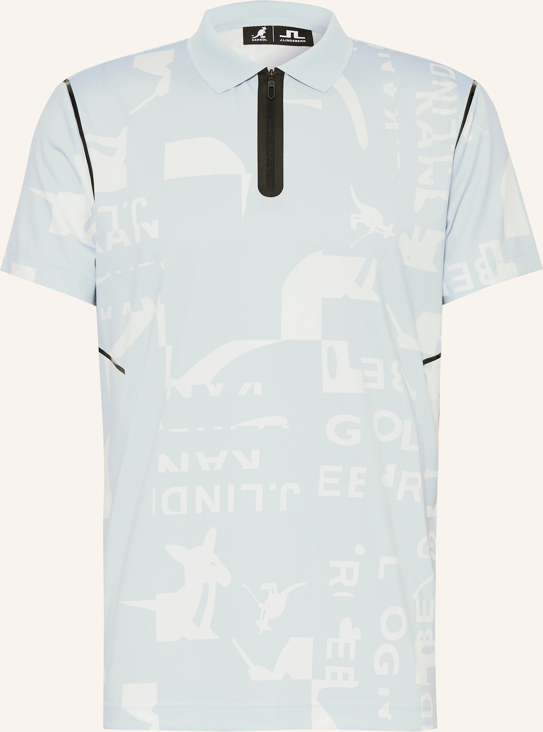 J.Lindeberg Funktions-Poloshirt blau