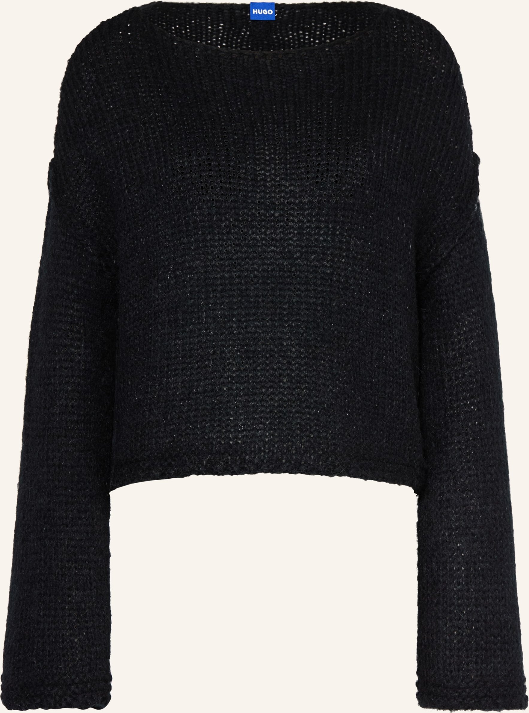 Hugo Pullover Scarly Mit Alpaka schwarz