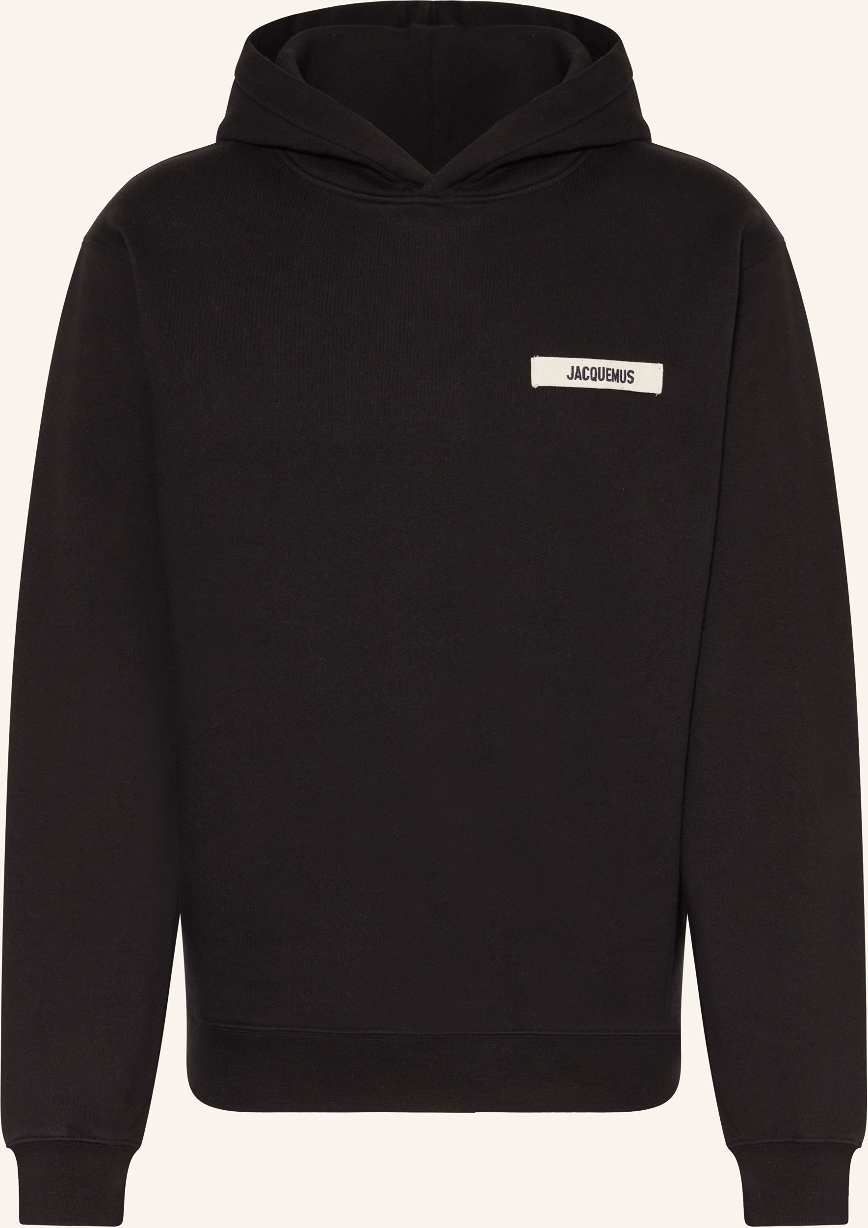 Jacquemus Hoodie Le Hoodie Gros Grain schwarz