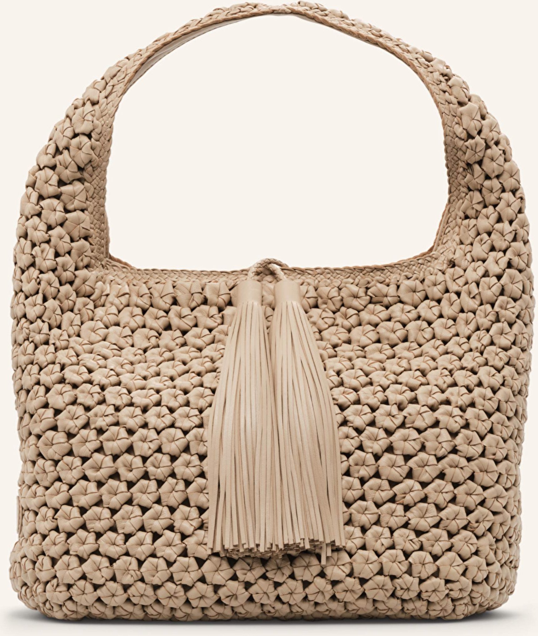 Lottusse Hobo-Tasche Noodbag beige
