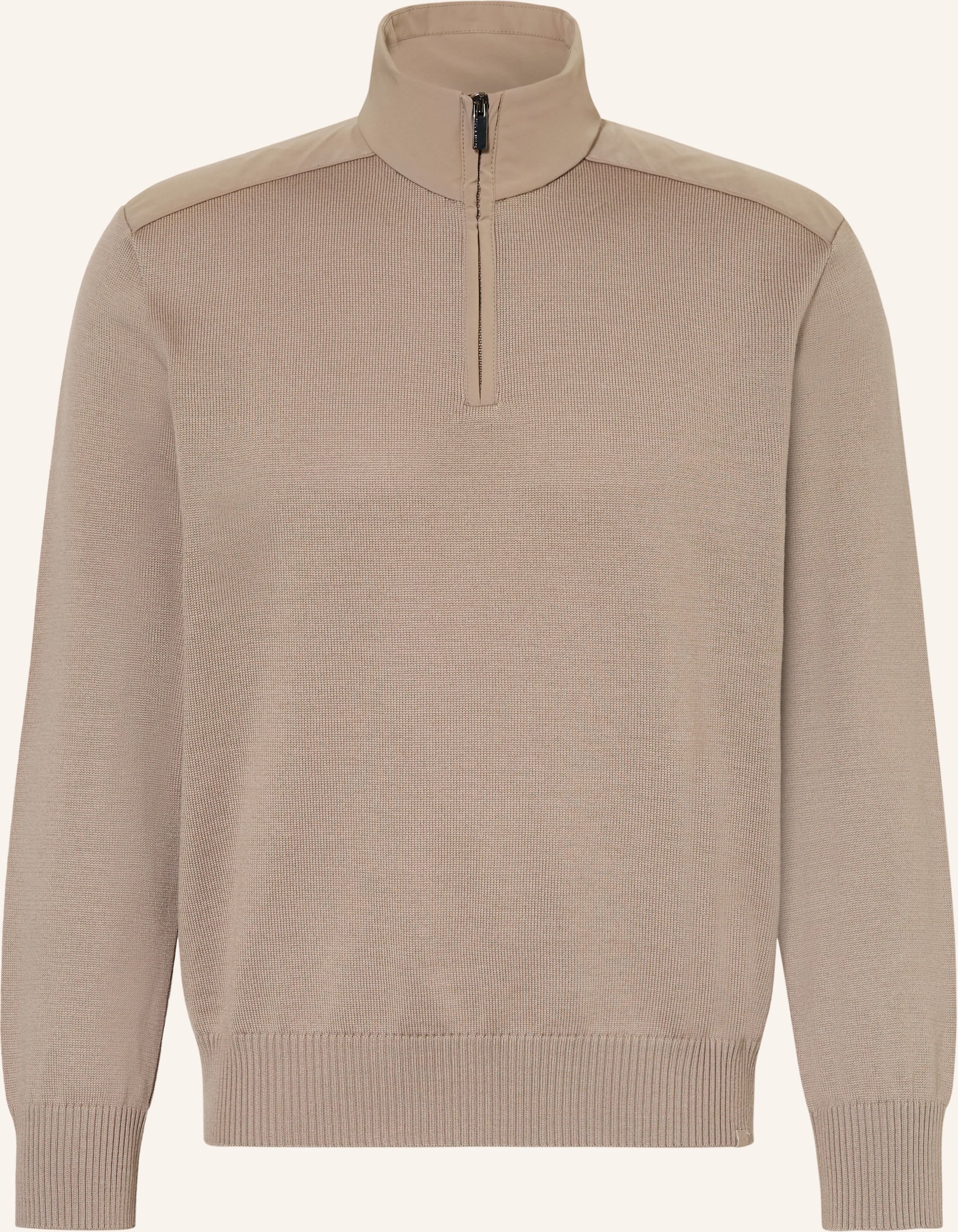 Paul & Shark Troyer Im Materialmix beige