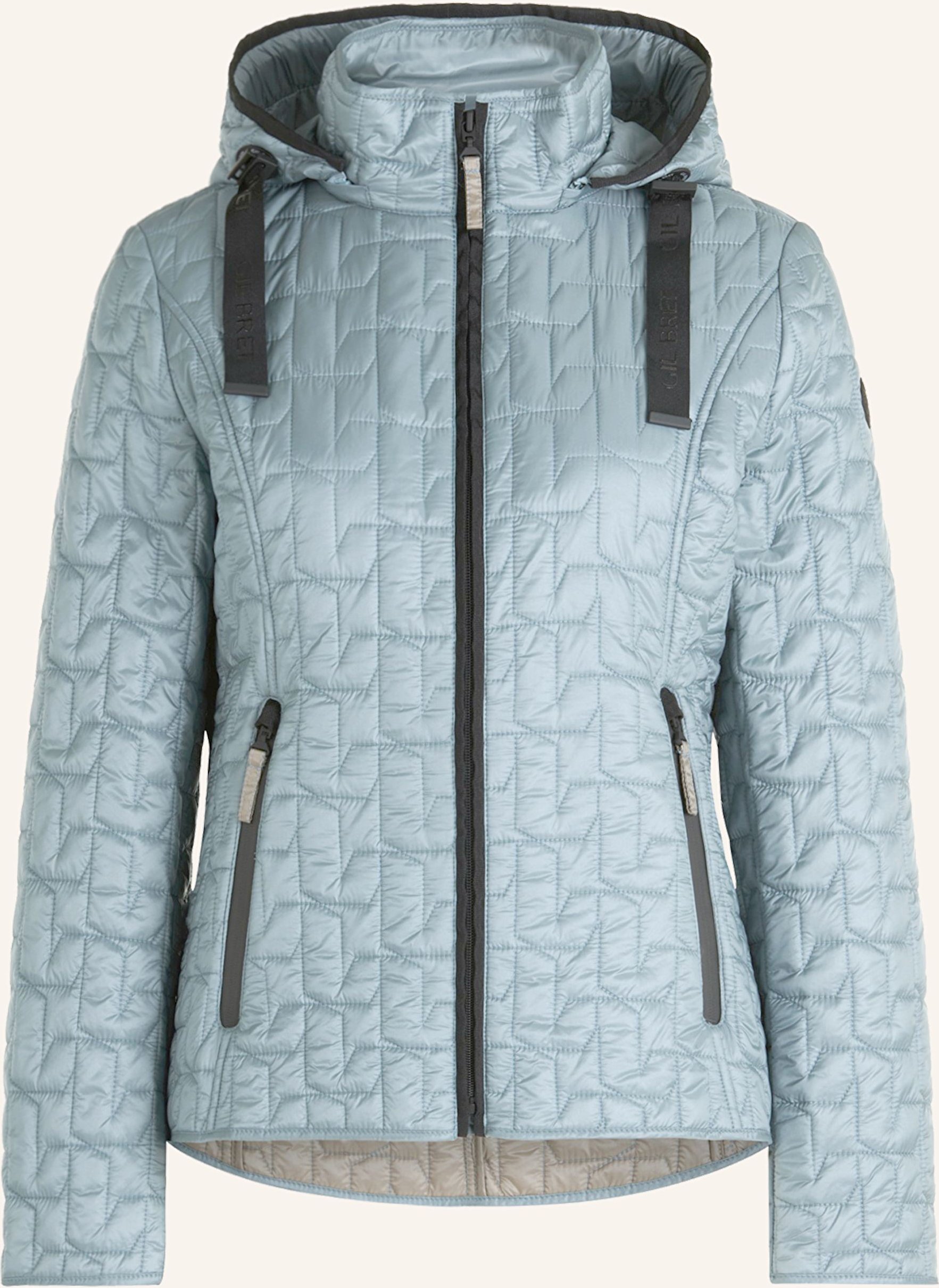 Gil Bret Steppjacke Mit Abnehmbarer Kapuze blau