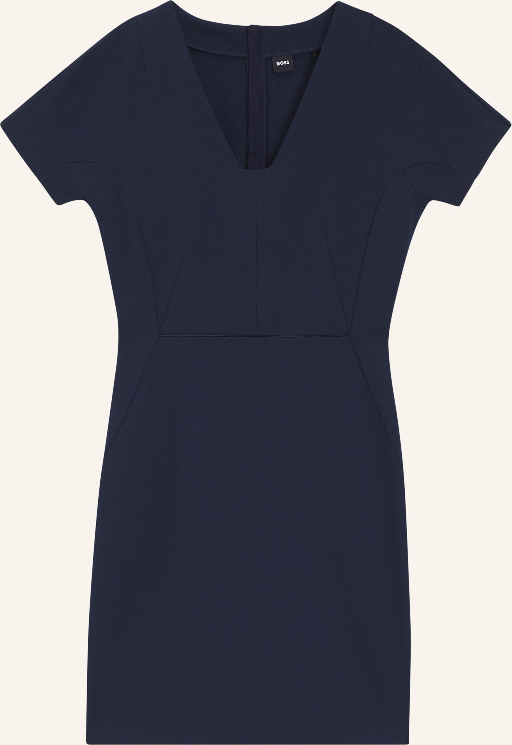 Boss Jersey-Kleid Eduvis Slim Fit blau