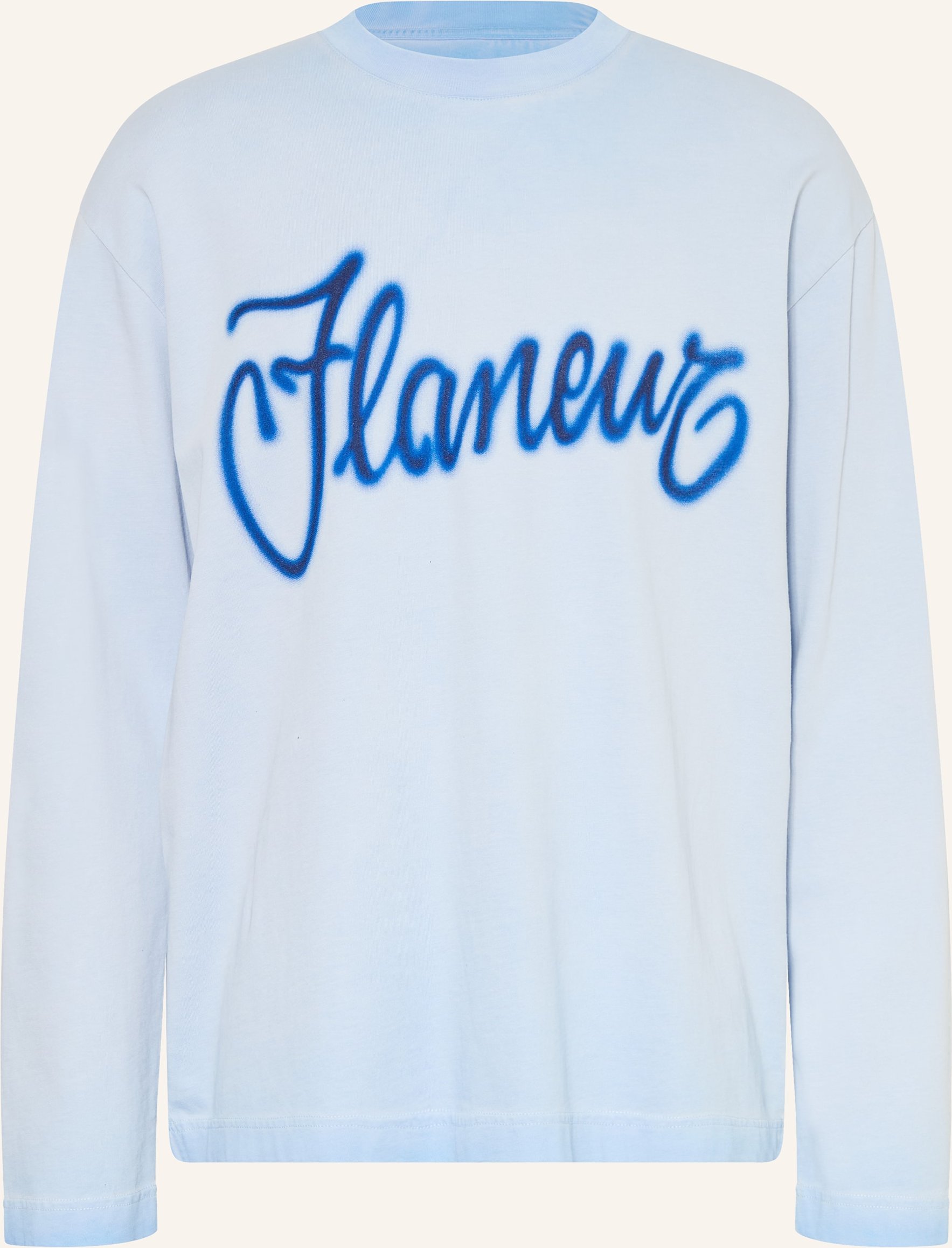 Thumbnail - Flâneur Oversized-Longsleeve Airbrush Summer blau