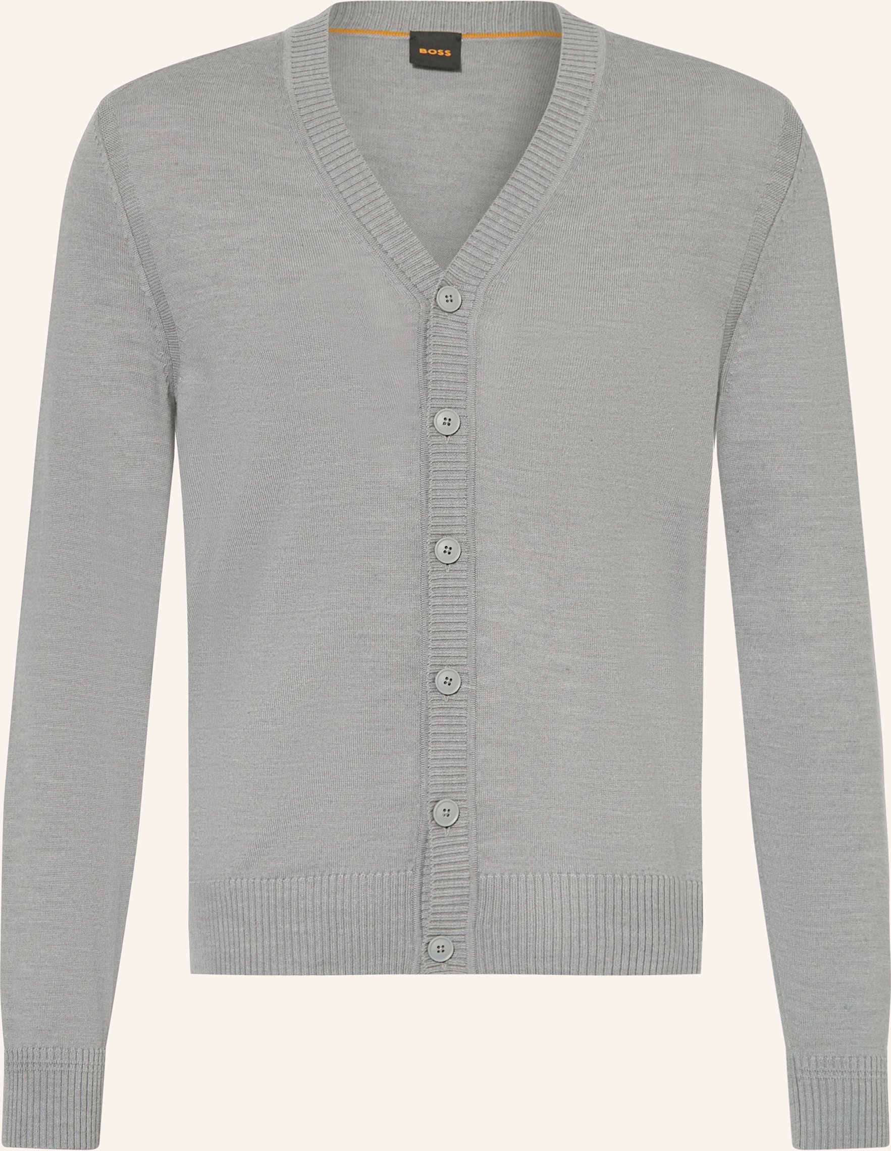 Boss Strickjacke Avac grau