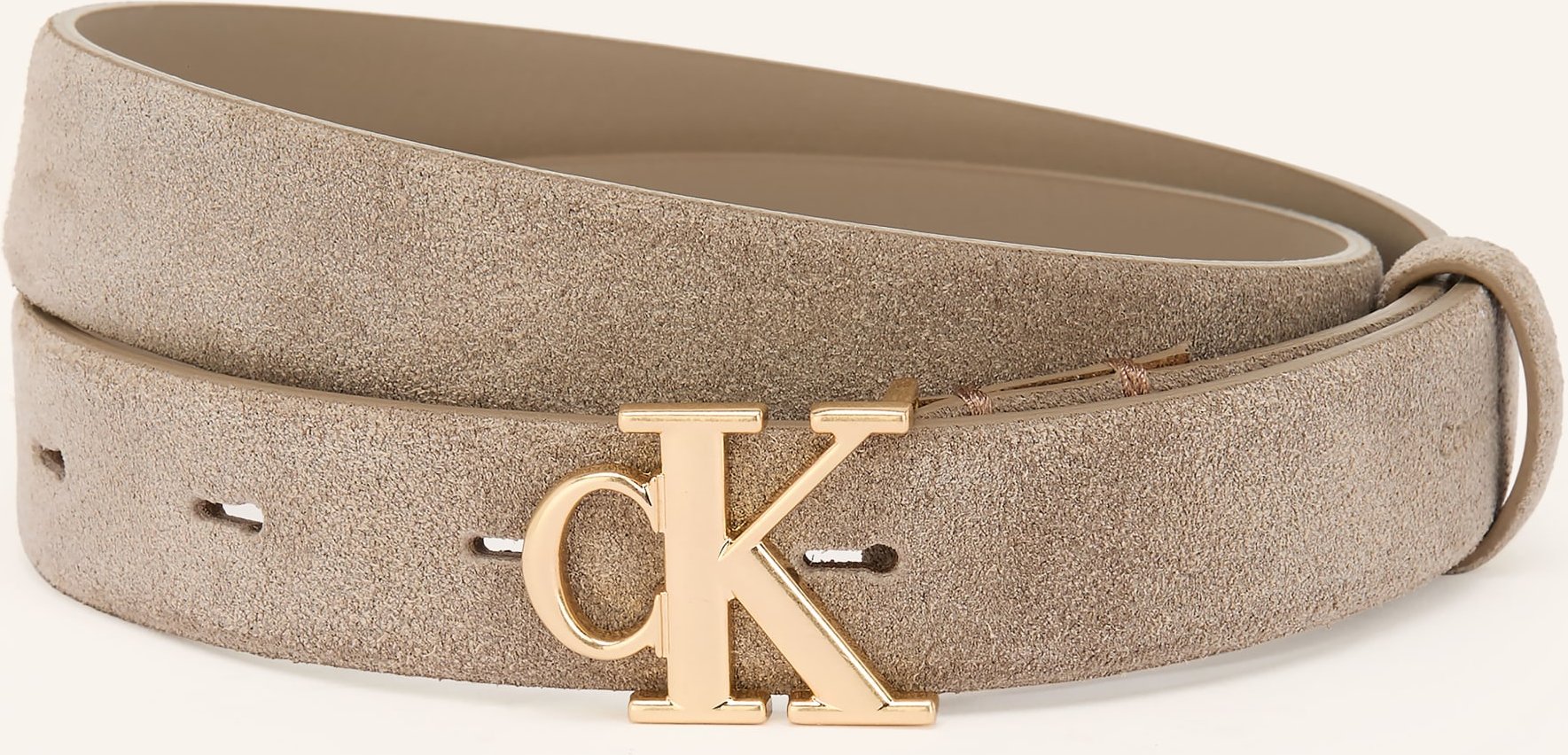 Calvin Klein Ledergürtel beige