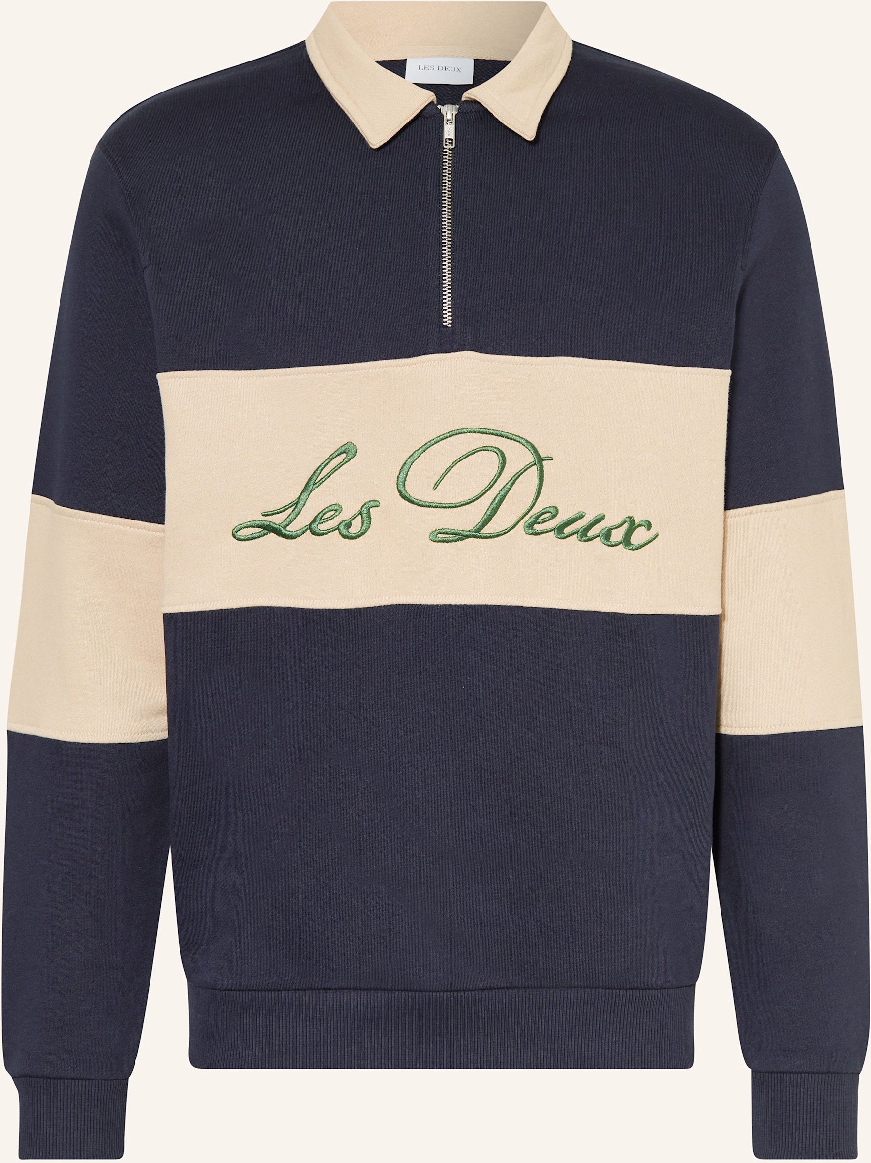 Les Deux Rugbyshirt Cory blau