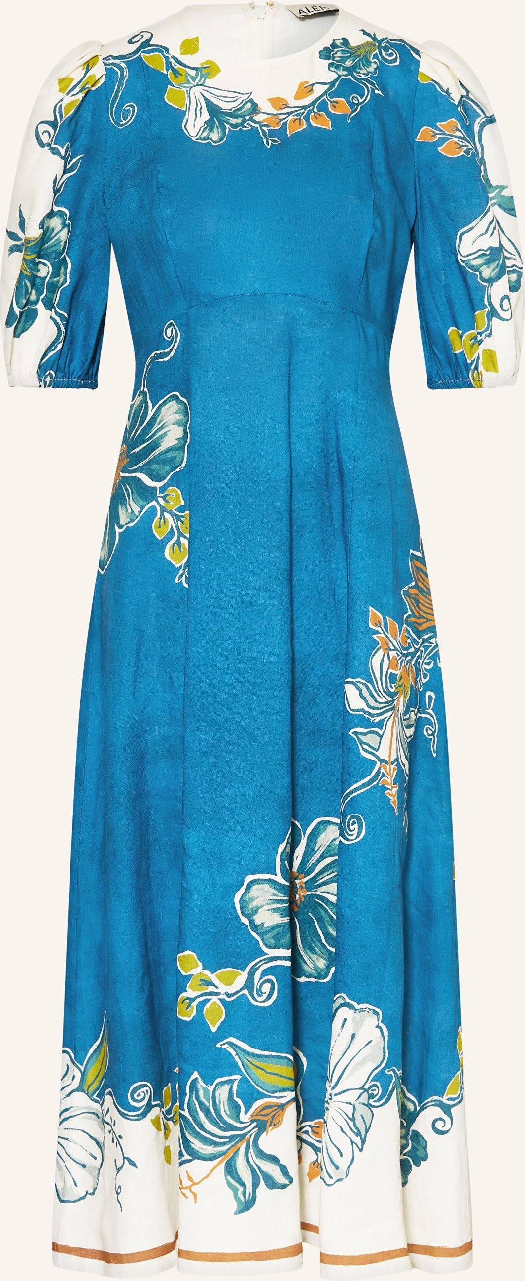 Alémais Leinenkleid Luda blau