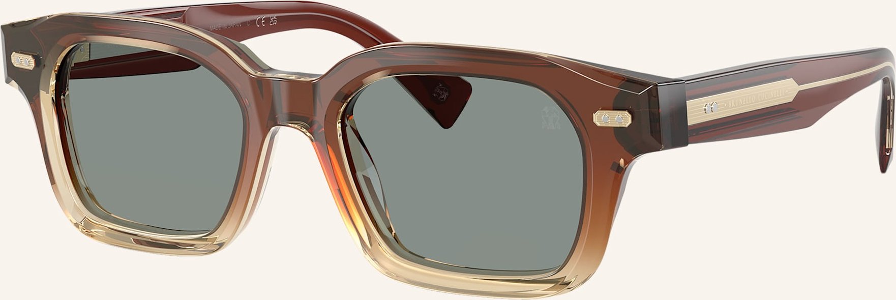 Brunello Cucinelli Sonnenbrille bc4018s schwarz