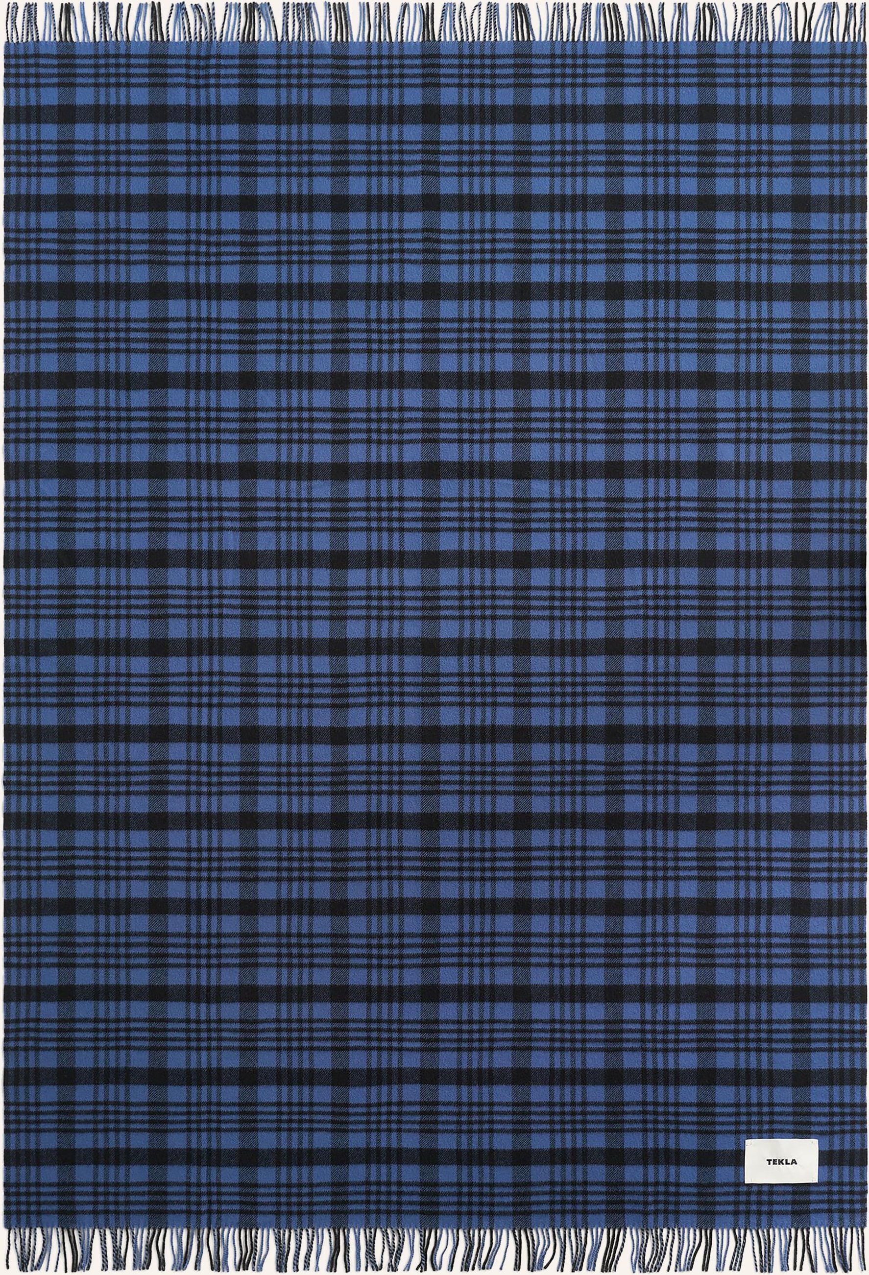 Tekla Plaid blau