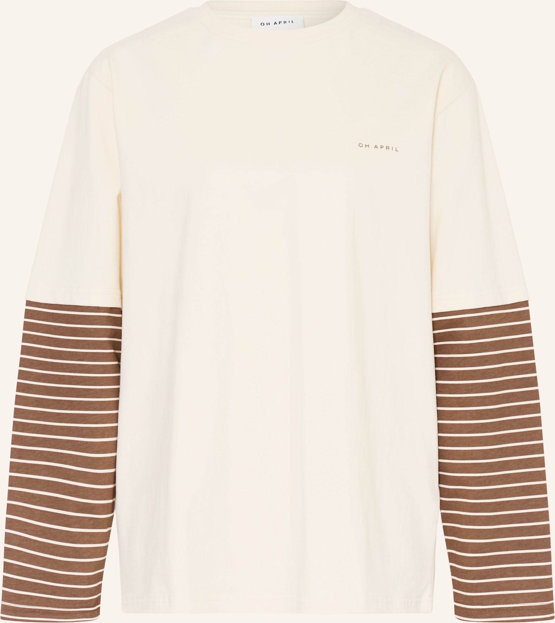 Oh April Oversized-Longsleeve beige