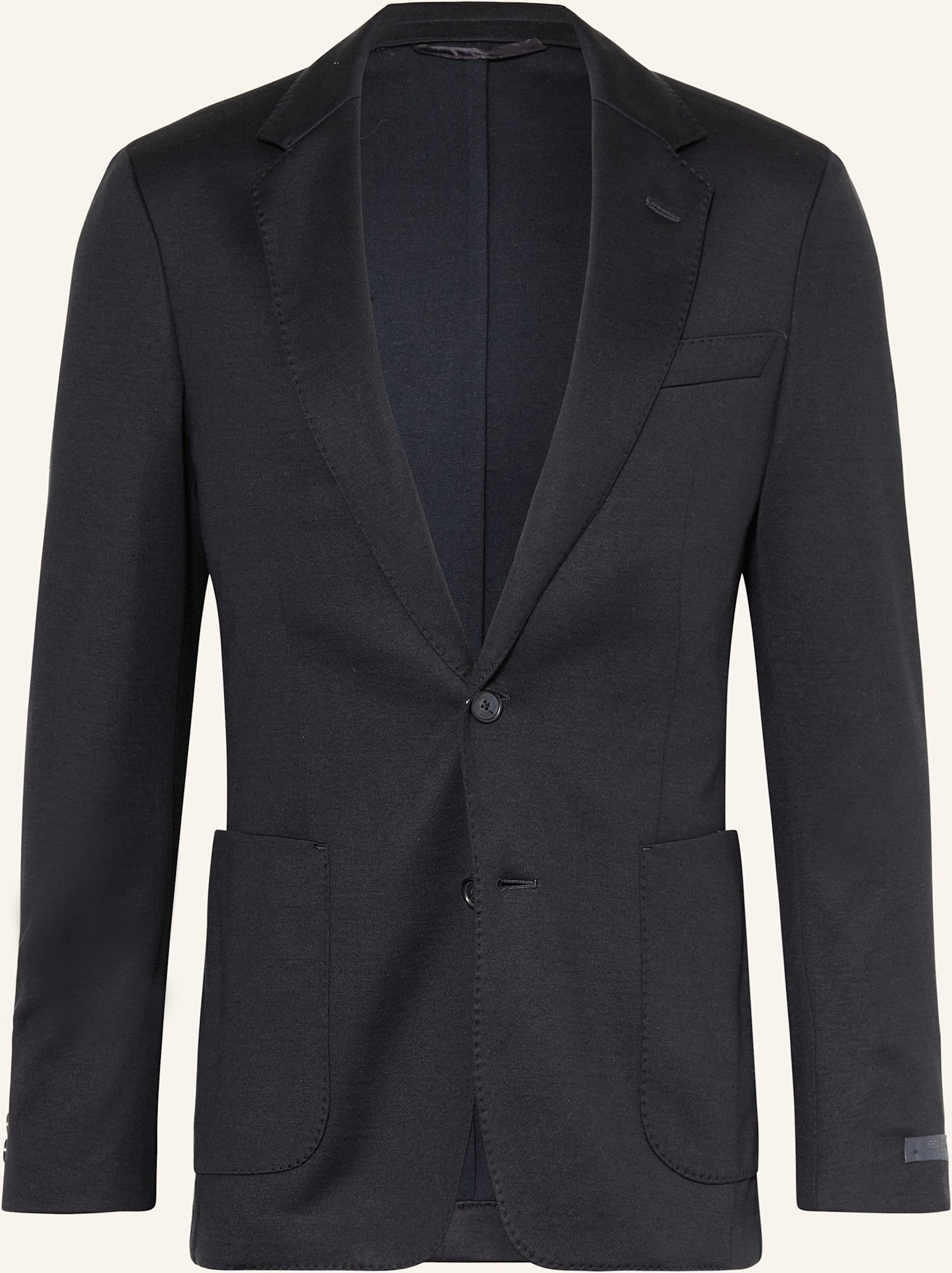 Boss Jerseysakko Slim Fit Mit Seide blau