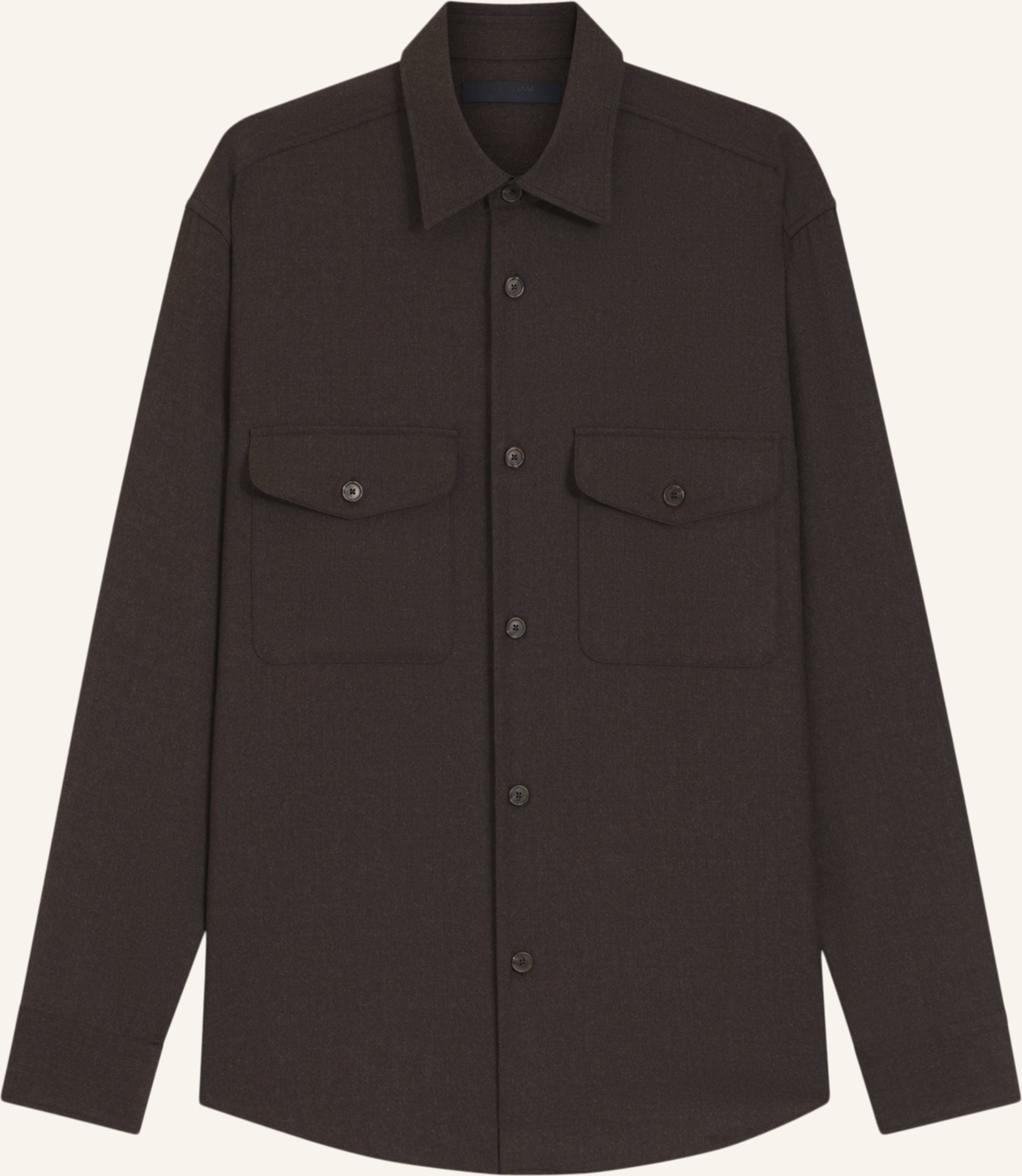 Boss Business Hemd H-Cruz-Kent-2P_Db Relaxed Fit braun