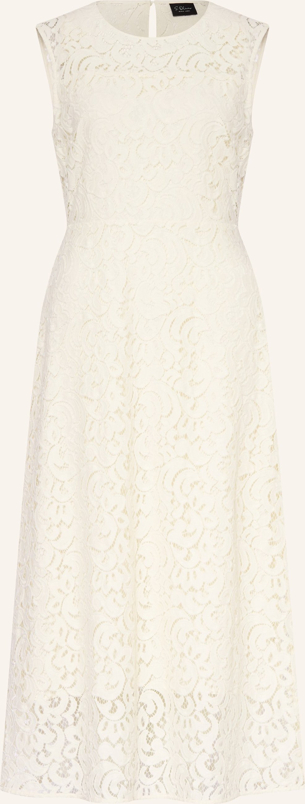 S.Oliver Black Label Spitzenkleid weiss