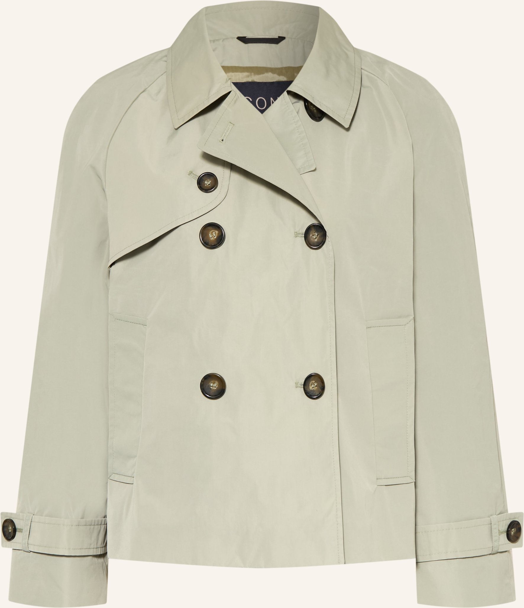 Icons Cinzia Rocca Trench-Jacke gruen